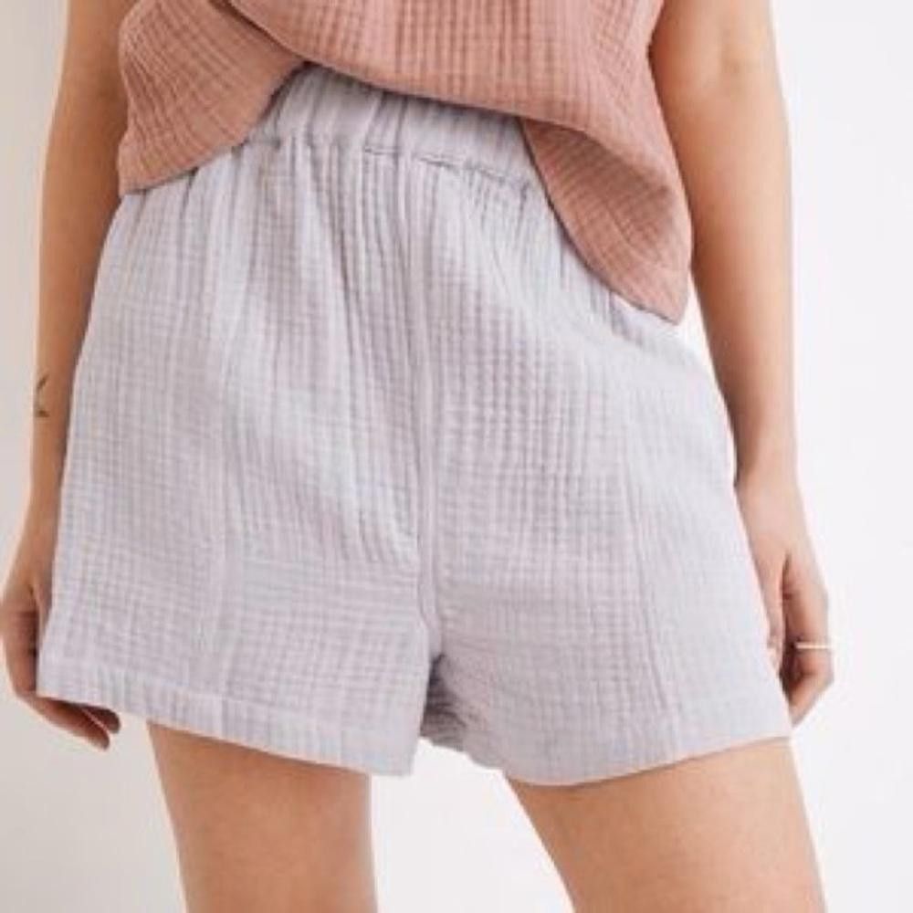 Madewell Madewell l Lightspun Easy Pull On Shorts Lavender XS Size 26" / US 2 / IT 38 - 1 Thumbnail
