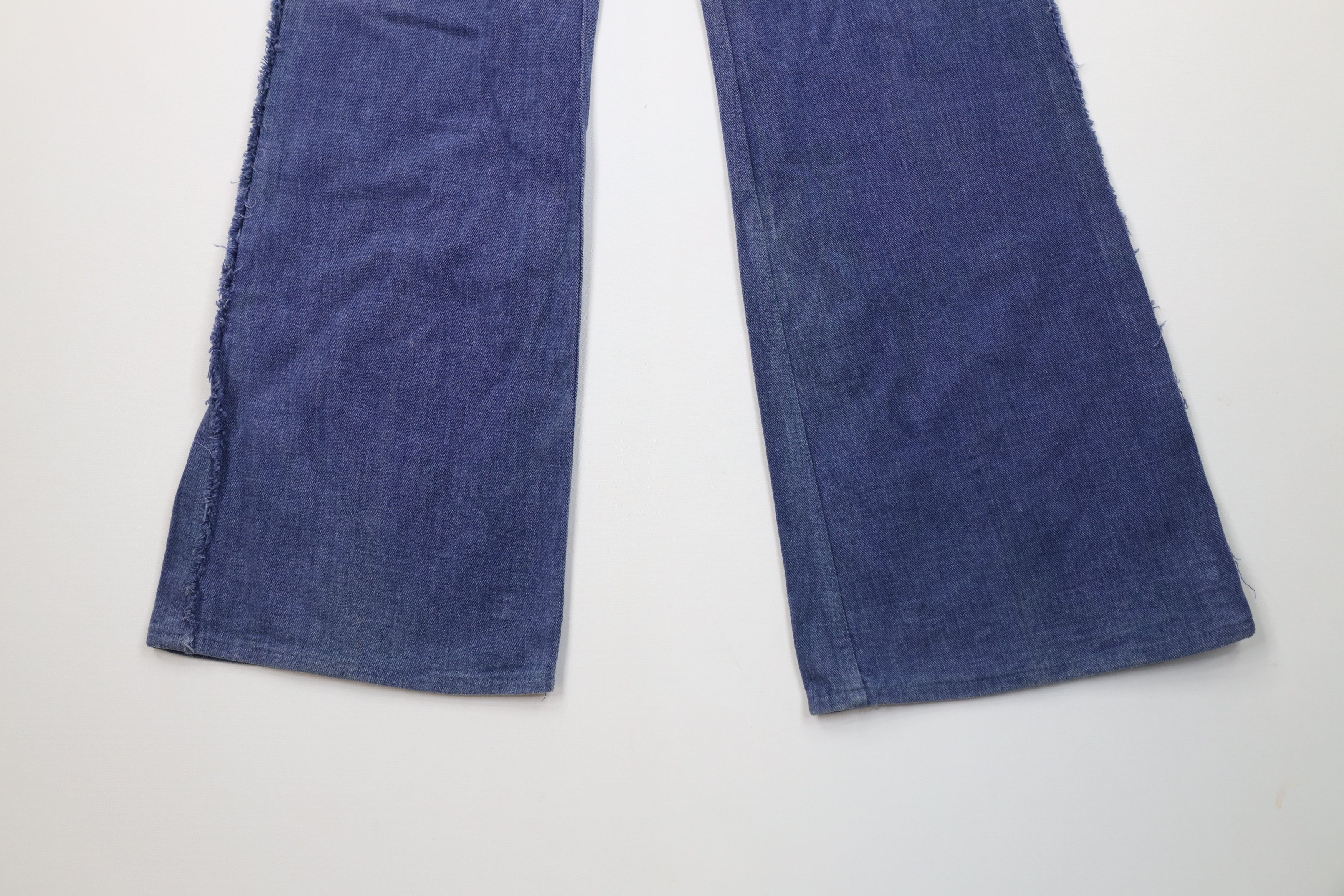 Vintage Vintage 70s Streetwear Cloth Bell Bottoms Jeans Blue USA Size 26" / US 2 / IT 38 - 14 Thumbnail