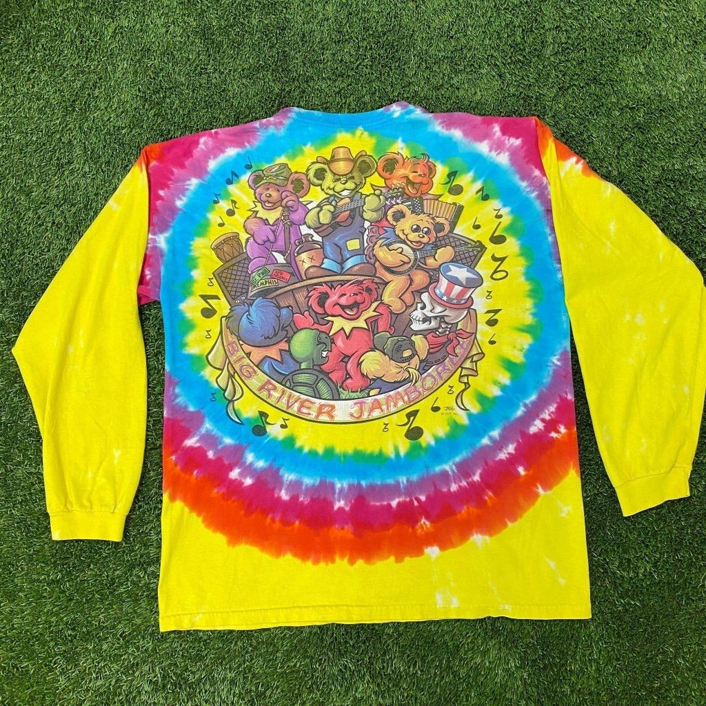 Grateful Dead Vintage Grateful Dead Dancing Bears Long Sleeve 90’s Tie Dye Size US L / EU 52-54 / 3 - 2 Thumbnail