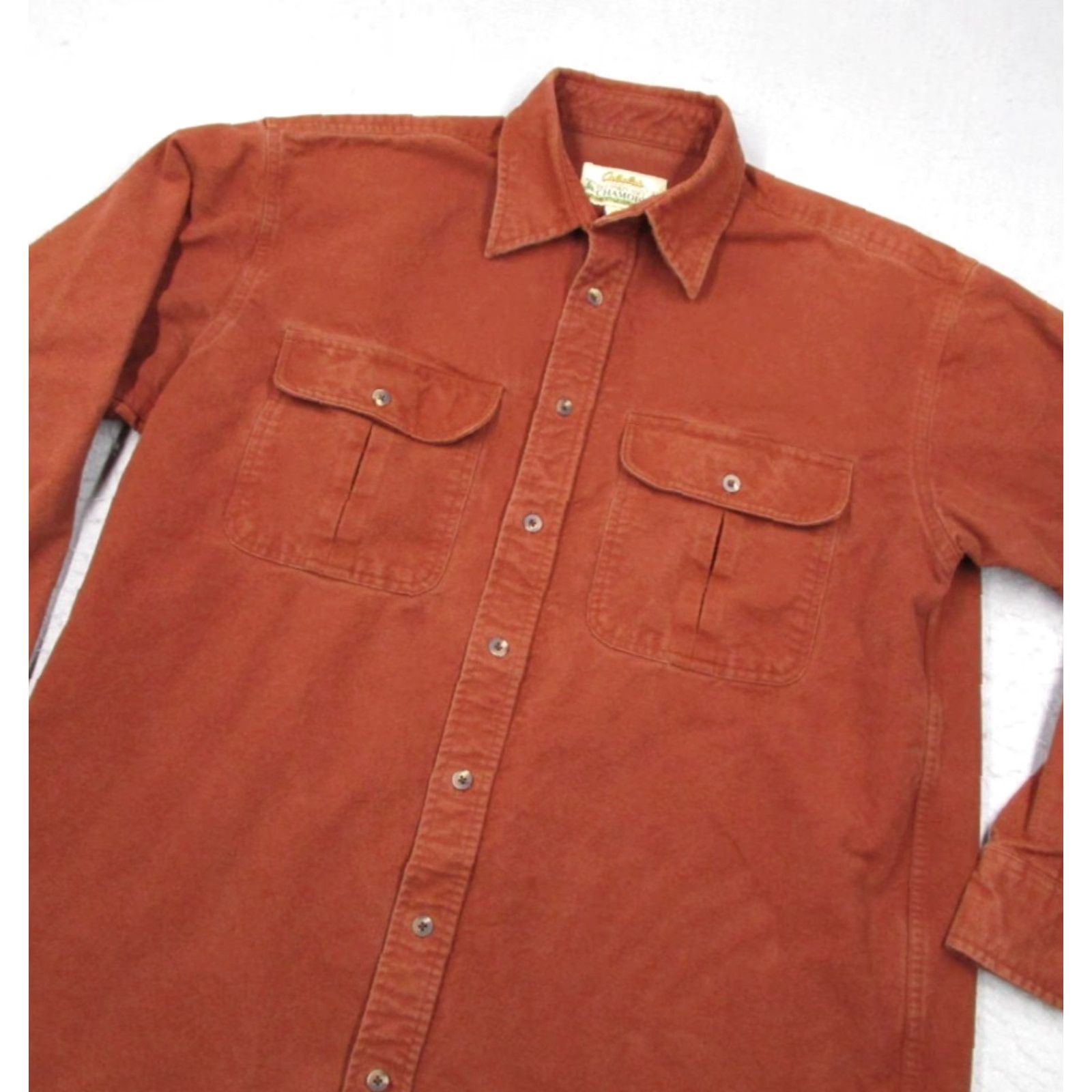 Vintage VINTAGE Cabela's Men's Flannel Shirt Big & Tall Long Sleeve Casual Work Brown 90s Mens Size US L / EU 52-54 / 3 - 2 Thumbnail