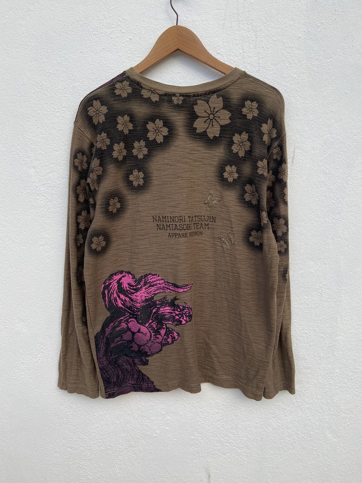 Japanese Brand 🔥 Naminori TAtsujin Namiasobi team t shirt long sleeve Size US L / EU 52-54 / 3 - 6 Thumbnail