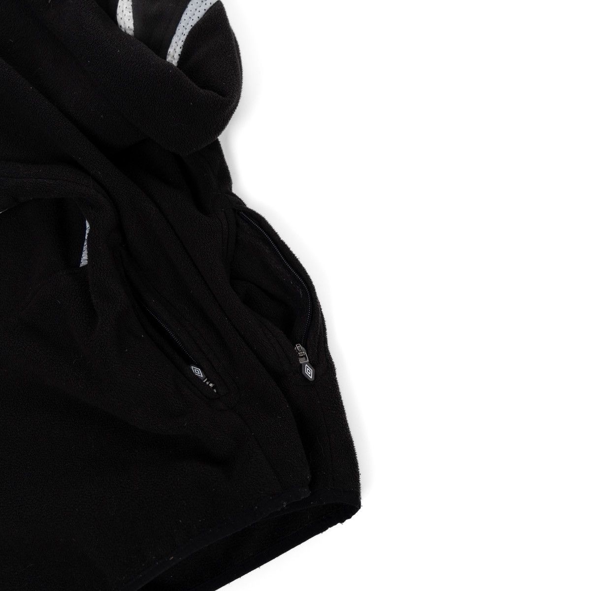 Umbro Umbro Mens Black Fleece Jacket Half Zip Athletic Track Top Size US XS / EU 42 / 0 - 6 Thumbnail