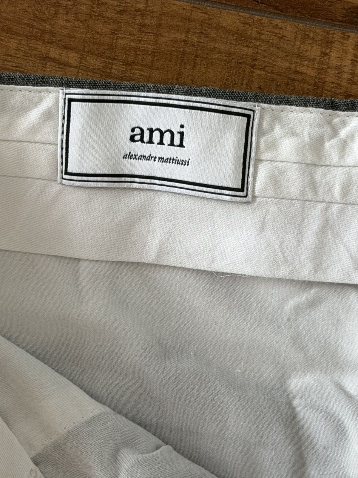 AMI AMI Alexandre Mattiussi Grey Cropped Trousers (Size 44) Size US 30 / EU 46 - 5 Thumbnail