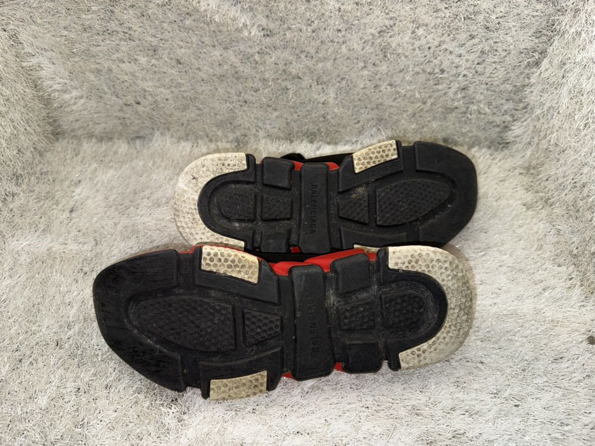 Balenciaga Balenciaga Speed Clear Sole Trainer 'Black Red' Size US 8 / EU 41 - 4 Thumbnail