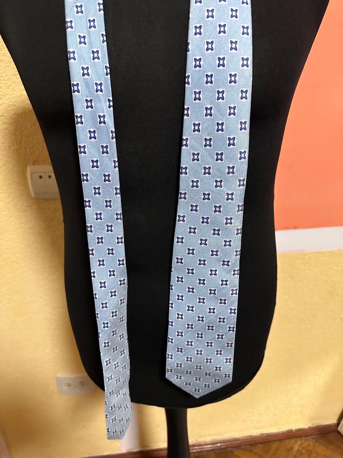 Luigi Borrelli Borrelli Napoli Blue Floral Silk Tie Size ONE SIZE - 3 Thumbnail