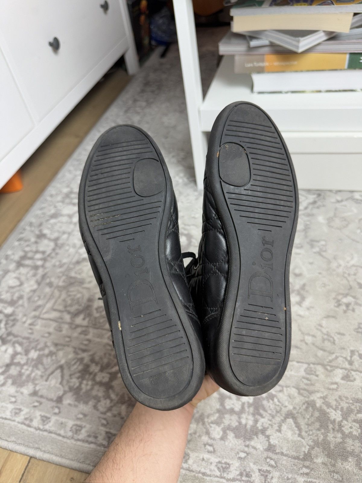 Dior × John Galliano Vintage y2k Dior leather high top boxing moto biker shoes Size US 6 / IT 36 - 9 Thumbnail