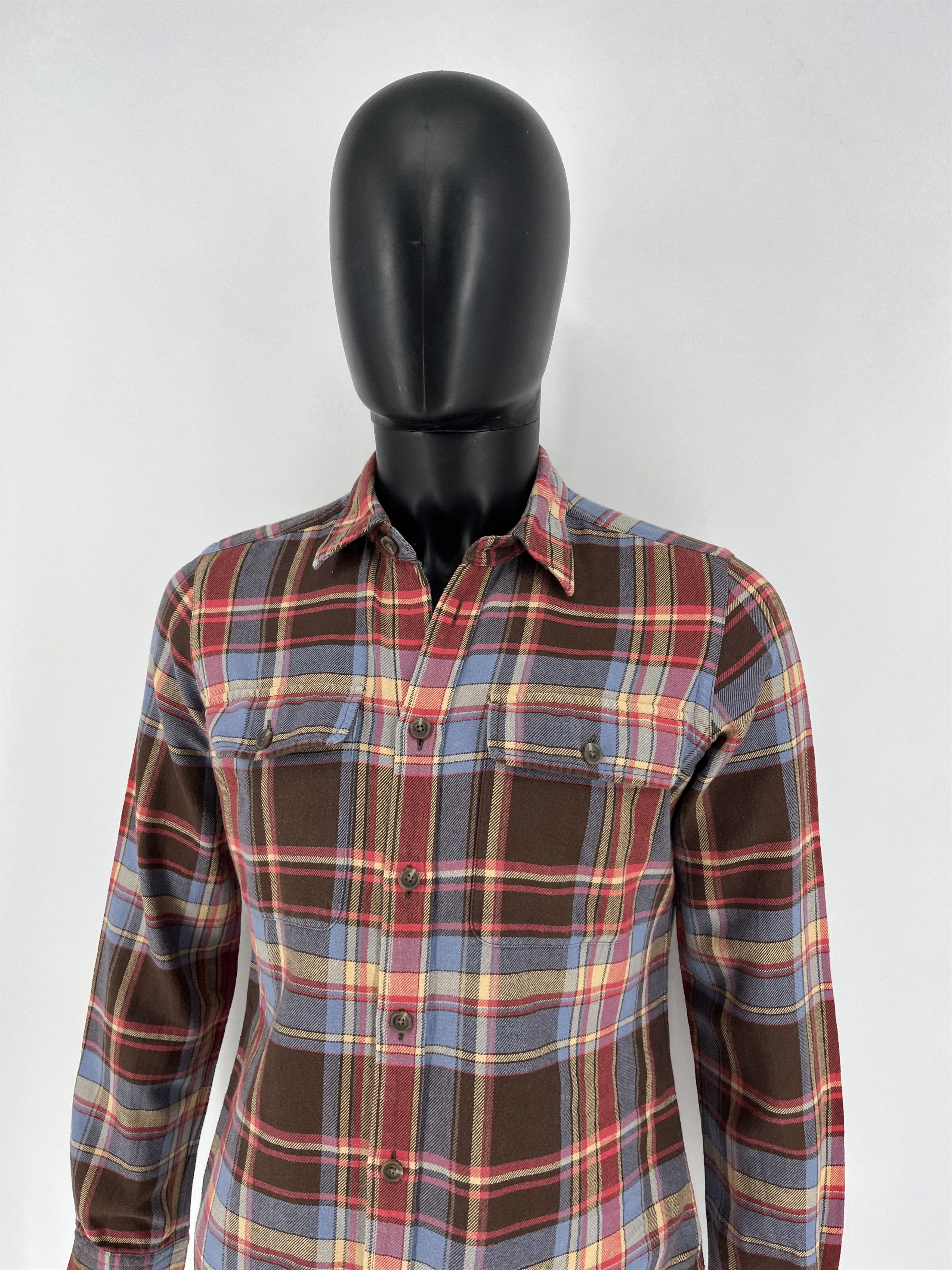 Flannel Vintage Flannel Polo Raplh Lauren Plaid Shirt Travis style Size US S / EU 44-46 / 1 - 5 Thumbnail