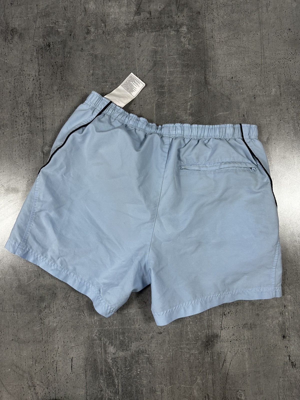 Other NIKE BLUE Nylon Swoosh Shorts Vintage Y2K Size US 30 / EU 46 - 3 Thumbnail