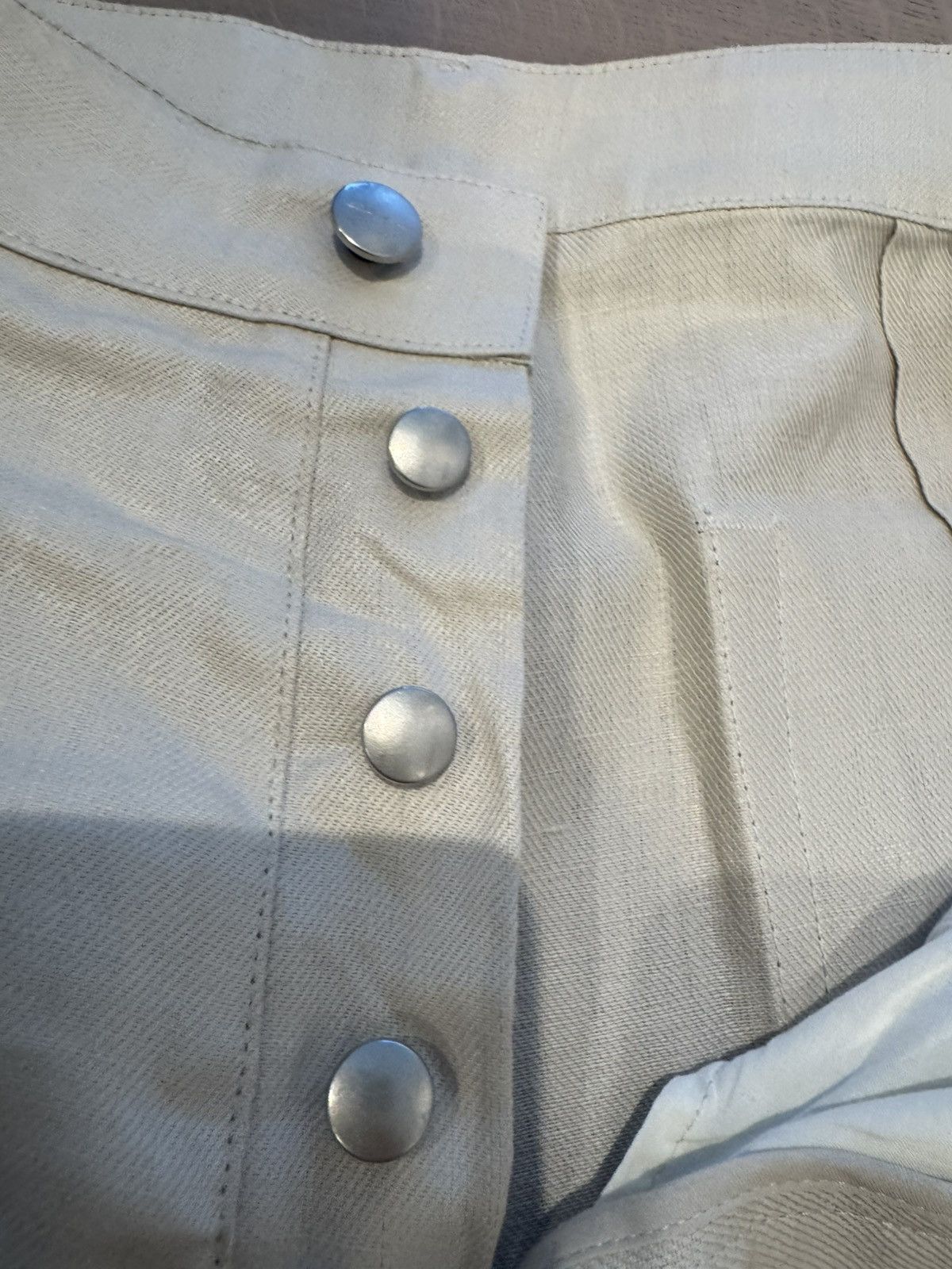 Rick Owens Rick Owens Geth Linen Twill Wide-Leg Pants 34 Size US 34 / EU 50 - 6 Thumbnail