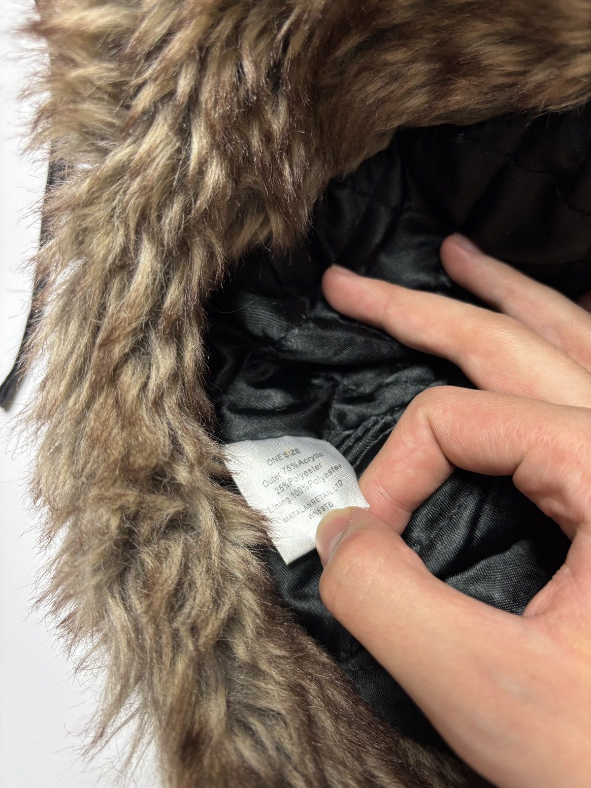 Japanese Brand Y2K VINTAGE USHANKA FAUX FUR HAT HYSTERIC GLAMOUR STYLE Size ONE SIZE - 3 Thumbnail