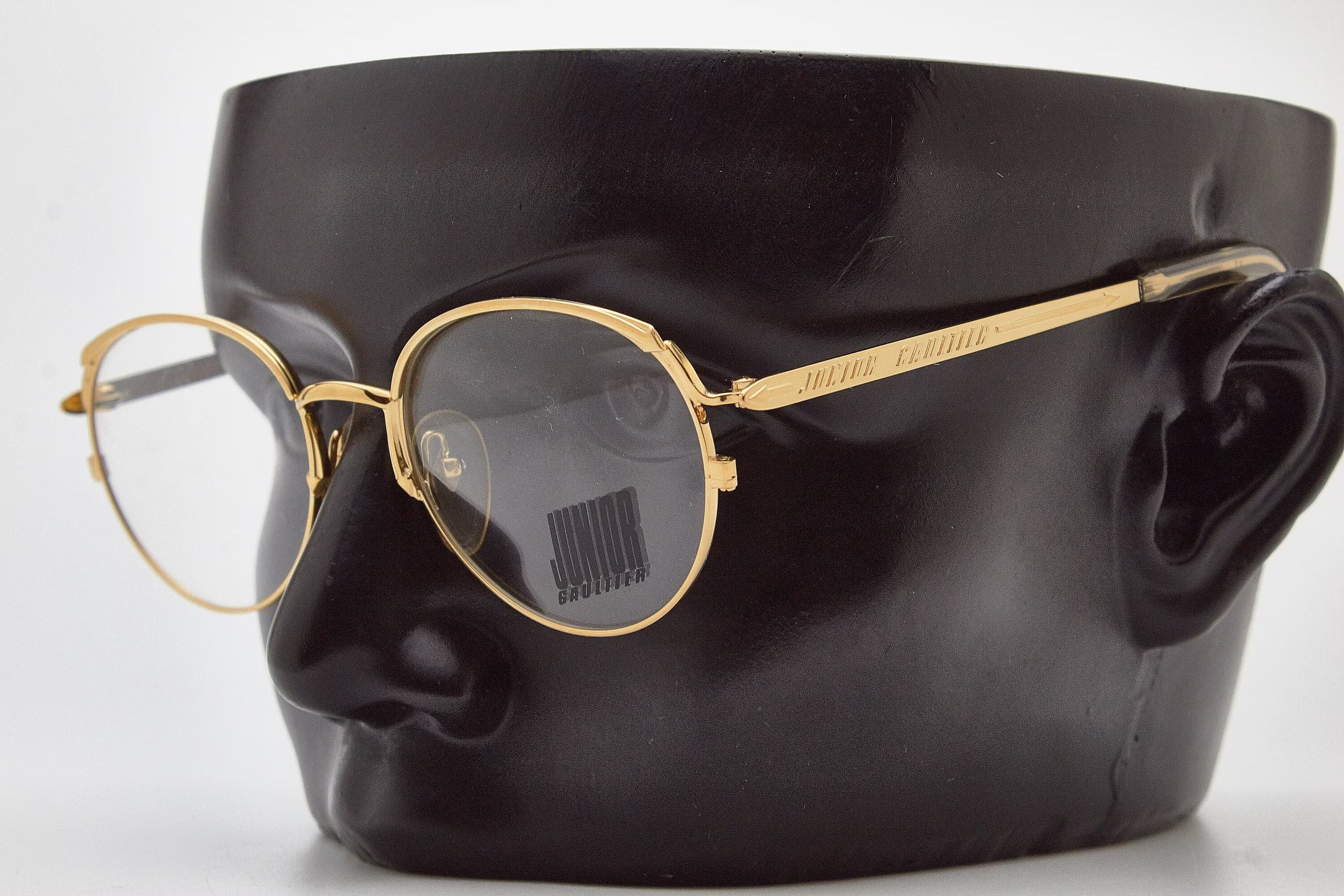 Jean Paul Gaultier Steampunk Goggles · Jean Paul Gaultier JPG 1990s Round Gold Size ONE SIZE - 2 Thumbnail