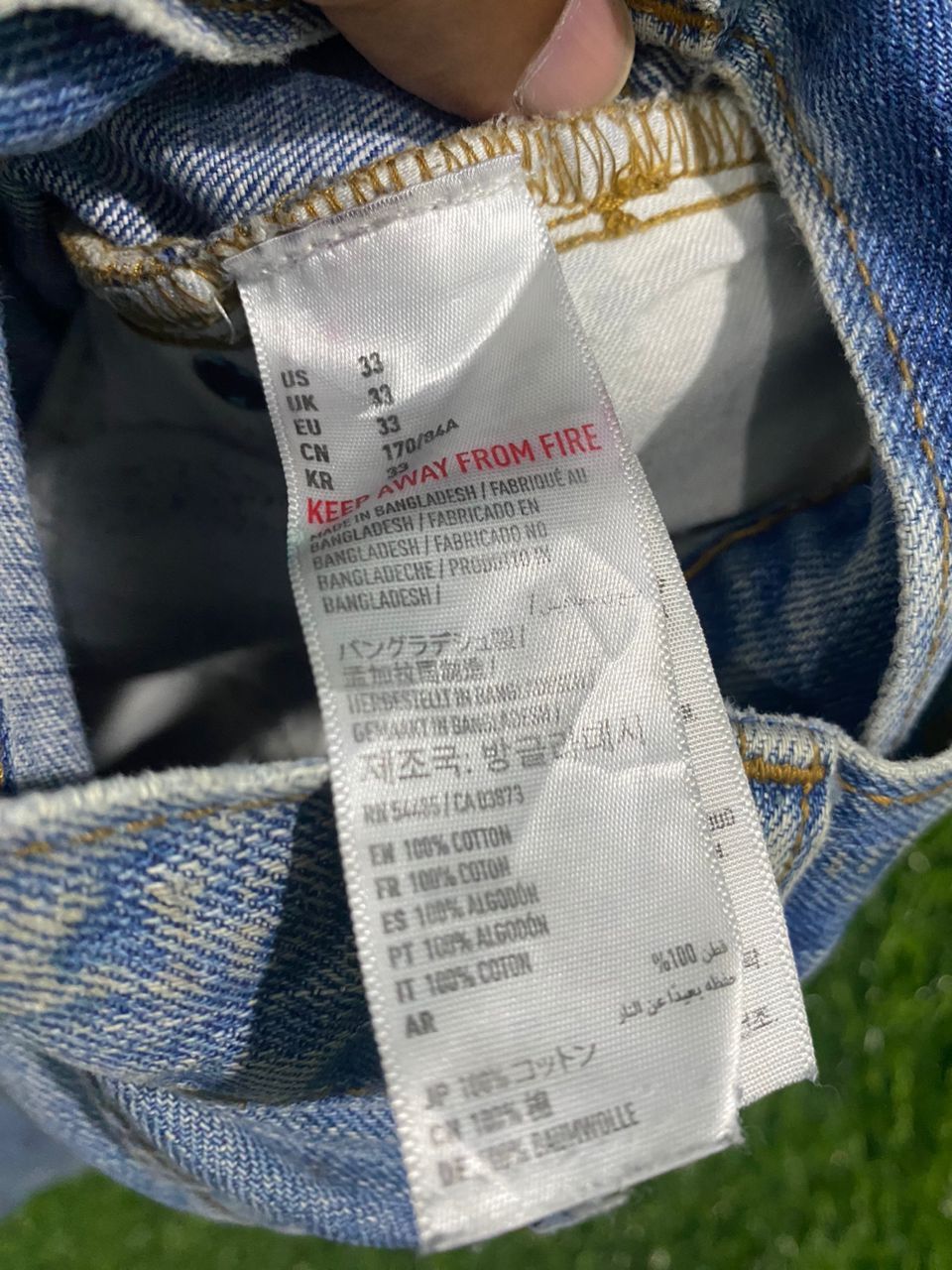 American Eagle Outfitters × Vintage Vintage American Eagle Denim Cropp Pants Size US 33 - 8 Thumbnail