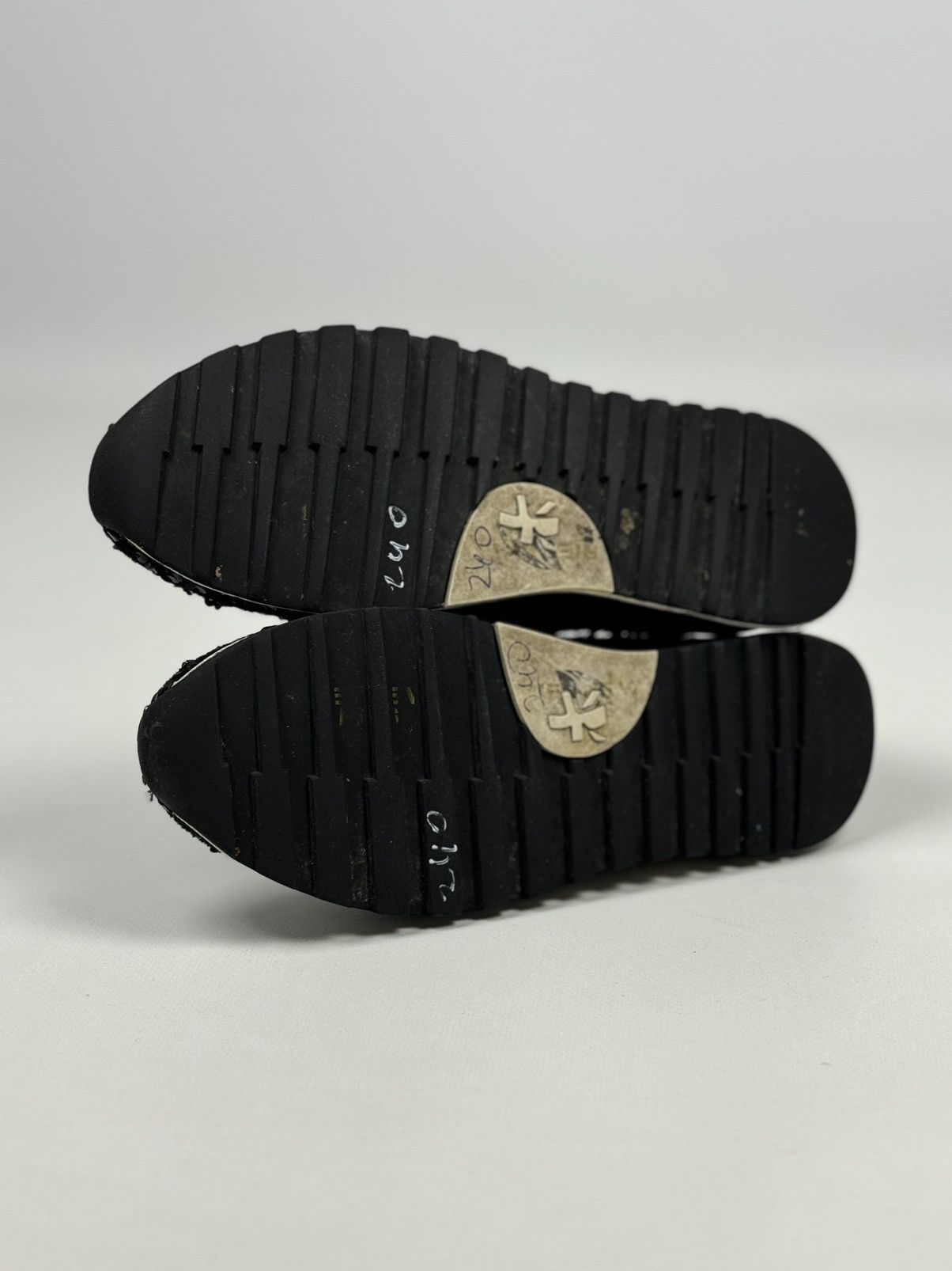 Premiata Premiata Glitter Low Top Black Sneakers Size US 8 / IT 38 - 13 Thumbnail