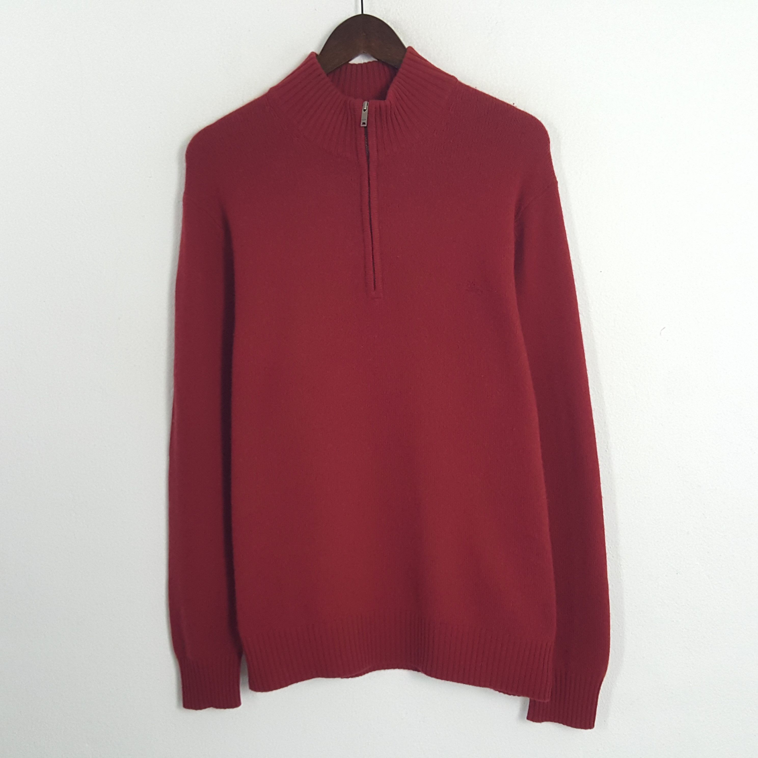 Burberry × Vintage Vintage Burberry London Custom Art Logo Knitwear Sweater Size US L / EU 52-54 / 3 - 3 Thumbnail