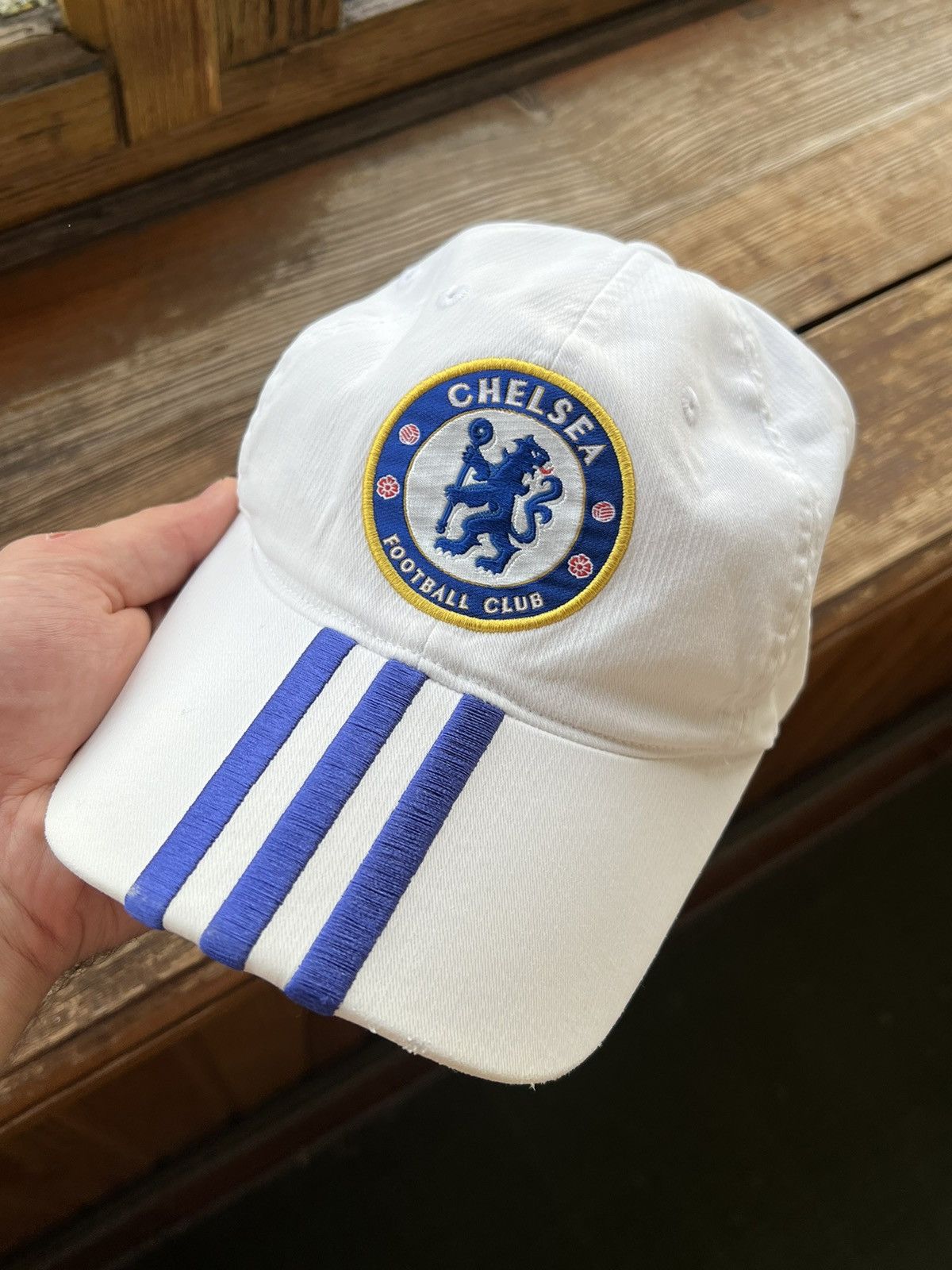 Vintage Vintage Chelsea Adidas Football Cap Size ONE SIZE - 2 Thumbnail