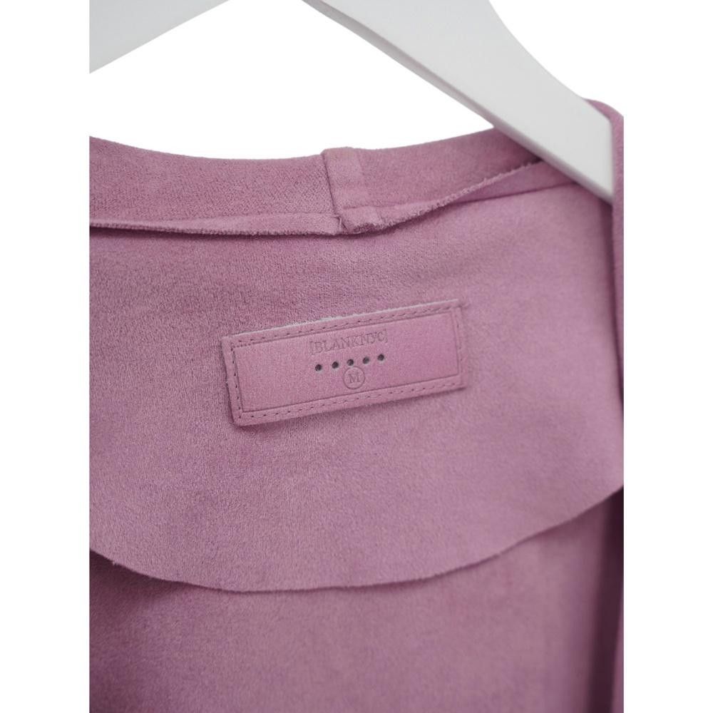 BLANKNYC Blank NYC Pink Suede Asymmetrical Moto Jacket Size M Size M / US 6-8 / IT 42-44 - 5 Thumbnail