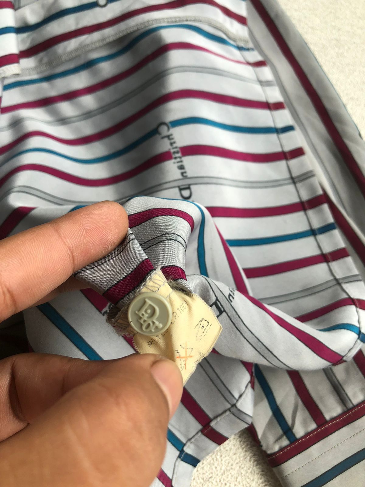 Christian Dior Monsieur RARE❤️‍🔥Vintage Christian Dior Stripe shirt Size US M / EU 48-50 / 2 - 8 Thumbnail