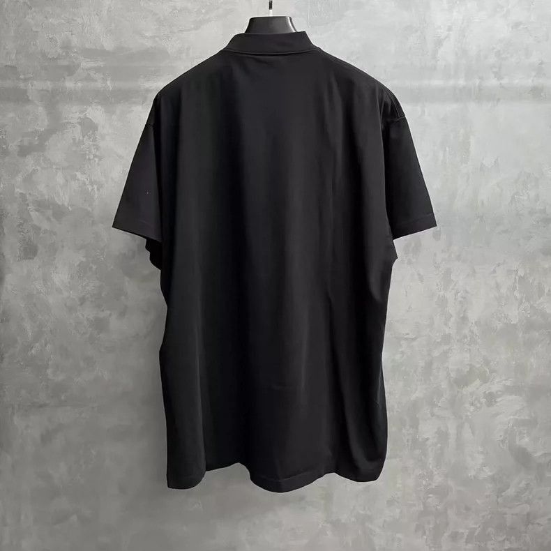Balenciaga Balenciaga Black Logo Short Sleeve TShirt-2505 Size US M / EU 48-50 / 2 - 2 Thumbnail