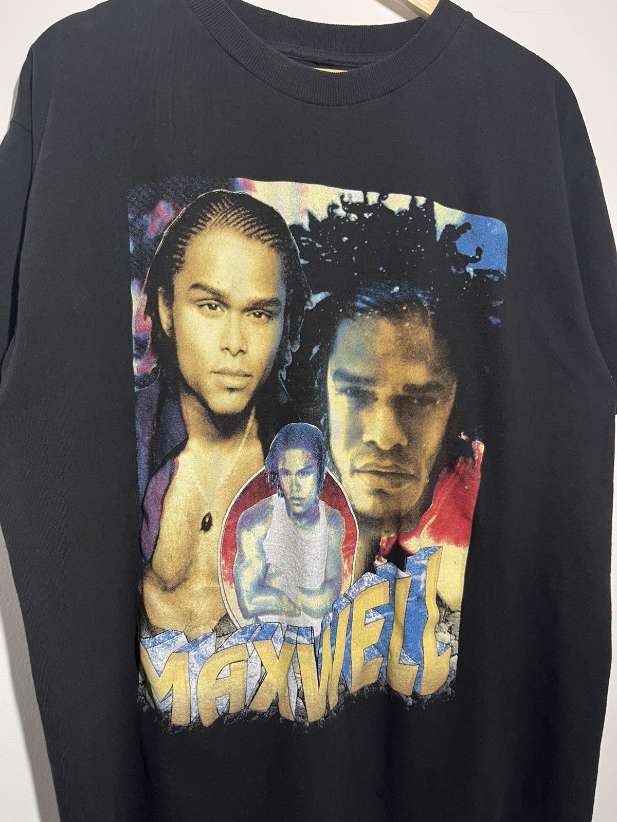 Rap Tees Vintage Maxwell Fortunate Rap Tee XL Single Stitch 90s Size US XL / EU 56 / 4 - 3 Thumbnail