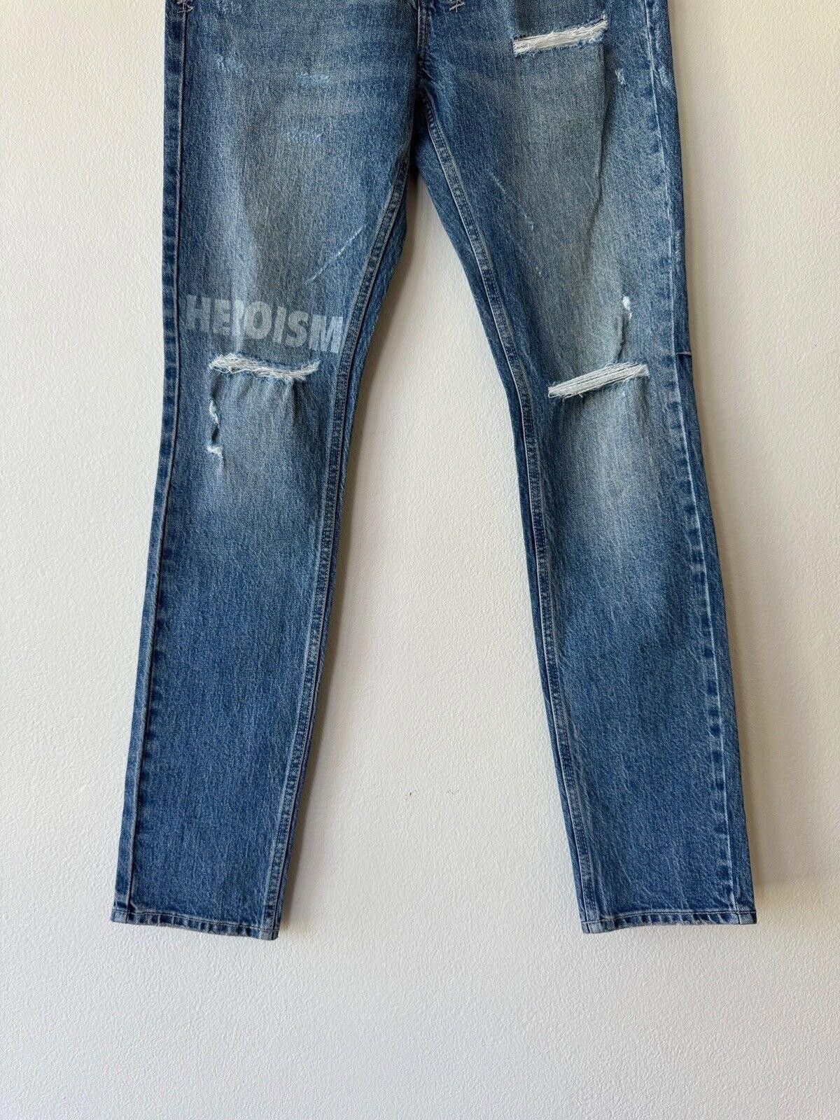 Ksubi new Ksubi mens denim jean chitch 32 blue heroism tour ripped Size US 32 / EU 48 - 3 Thumbnail