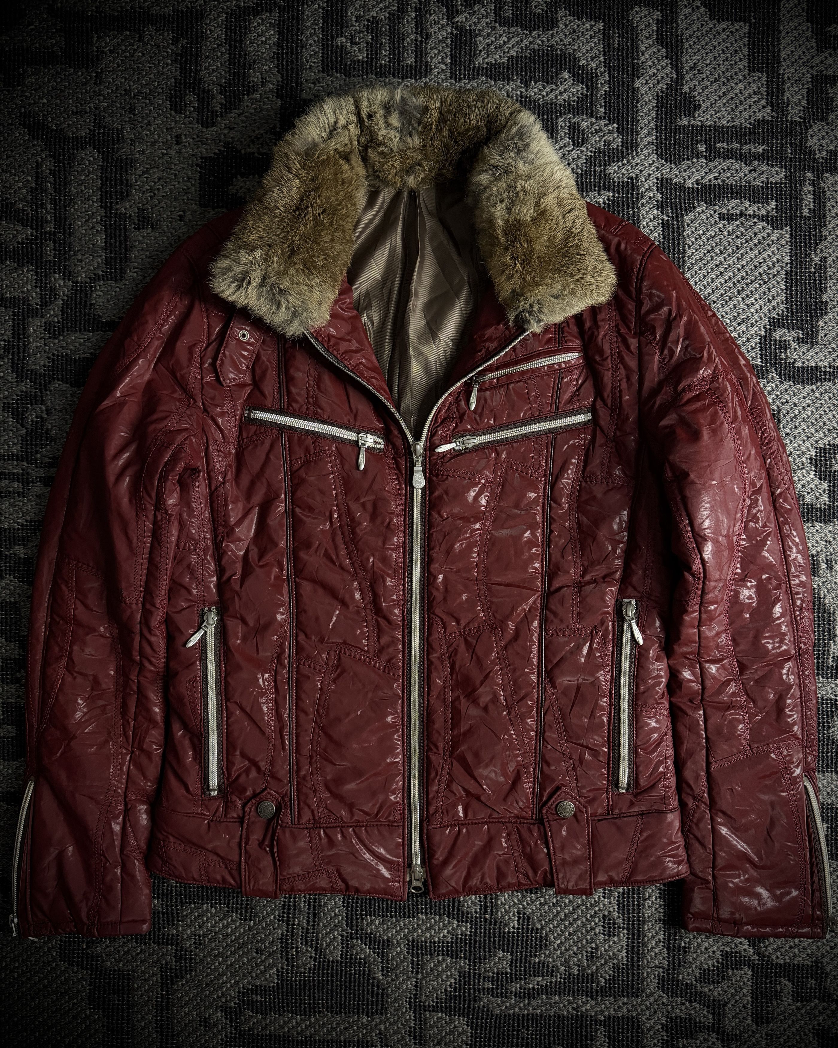 Tornado Mart Tornado Mart Puffer Rabbit Fur Jacket Size US M / EU 48-50 / 2 - 2 Thumbnail