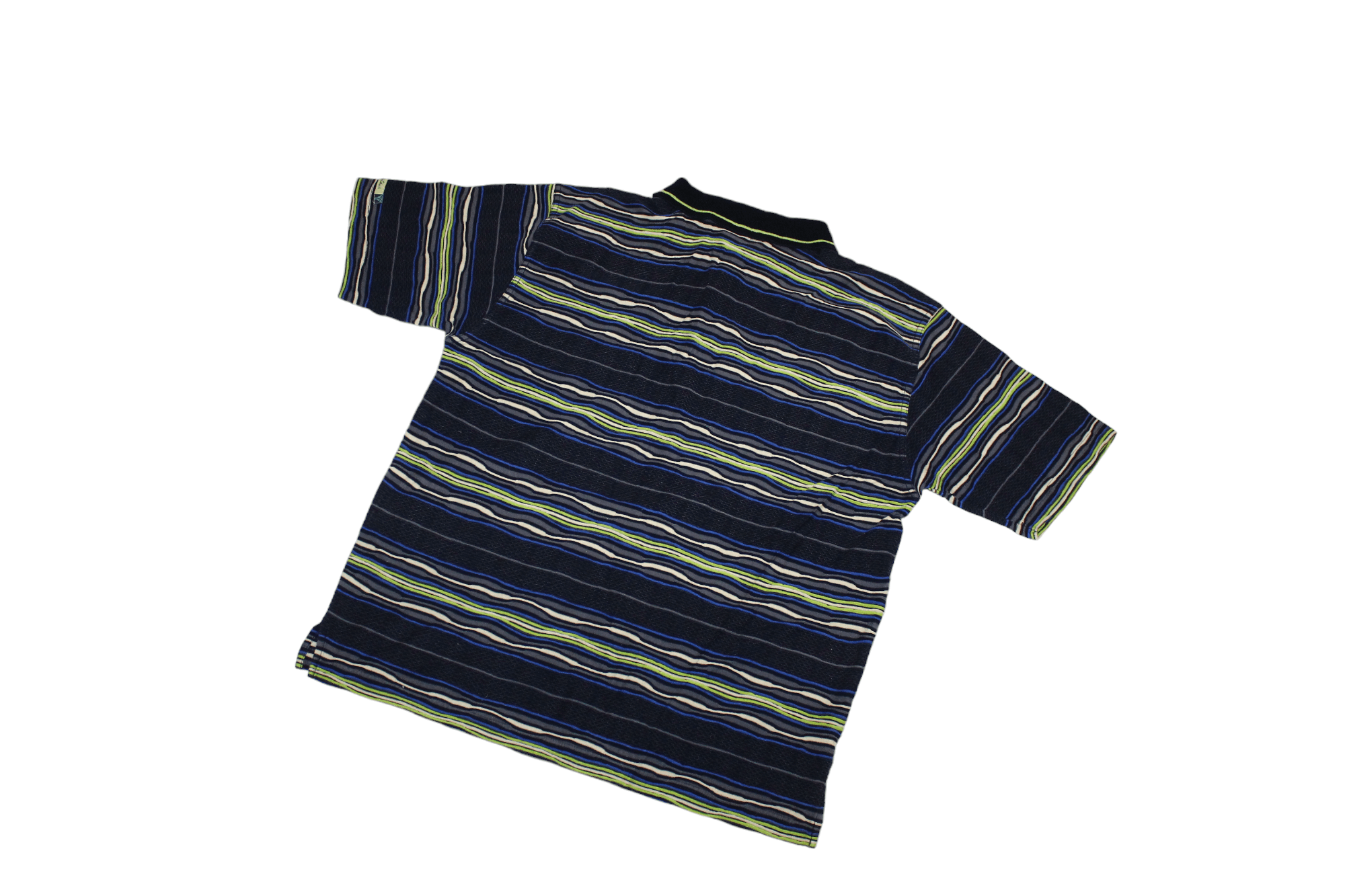 Carlo Colucci VTG Carlo Colucci Cotton Blend Chunky Woven Baggy Polo Shirt Size US L / EU 52-54 / 3 - 5 Thumbnail