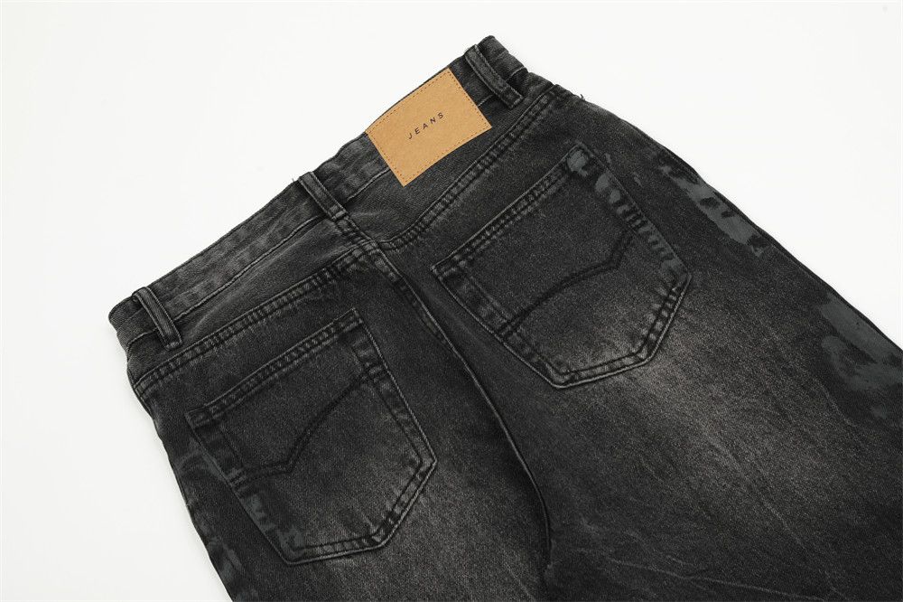 Japanese Brand × Jean Punk distressed washed ink-spattered casual ripped jeans Size US 34 / EU 50 - 6 Thumbnail