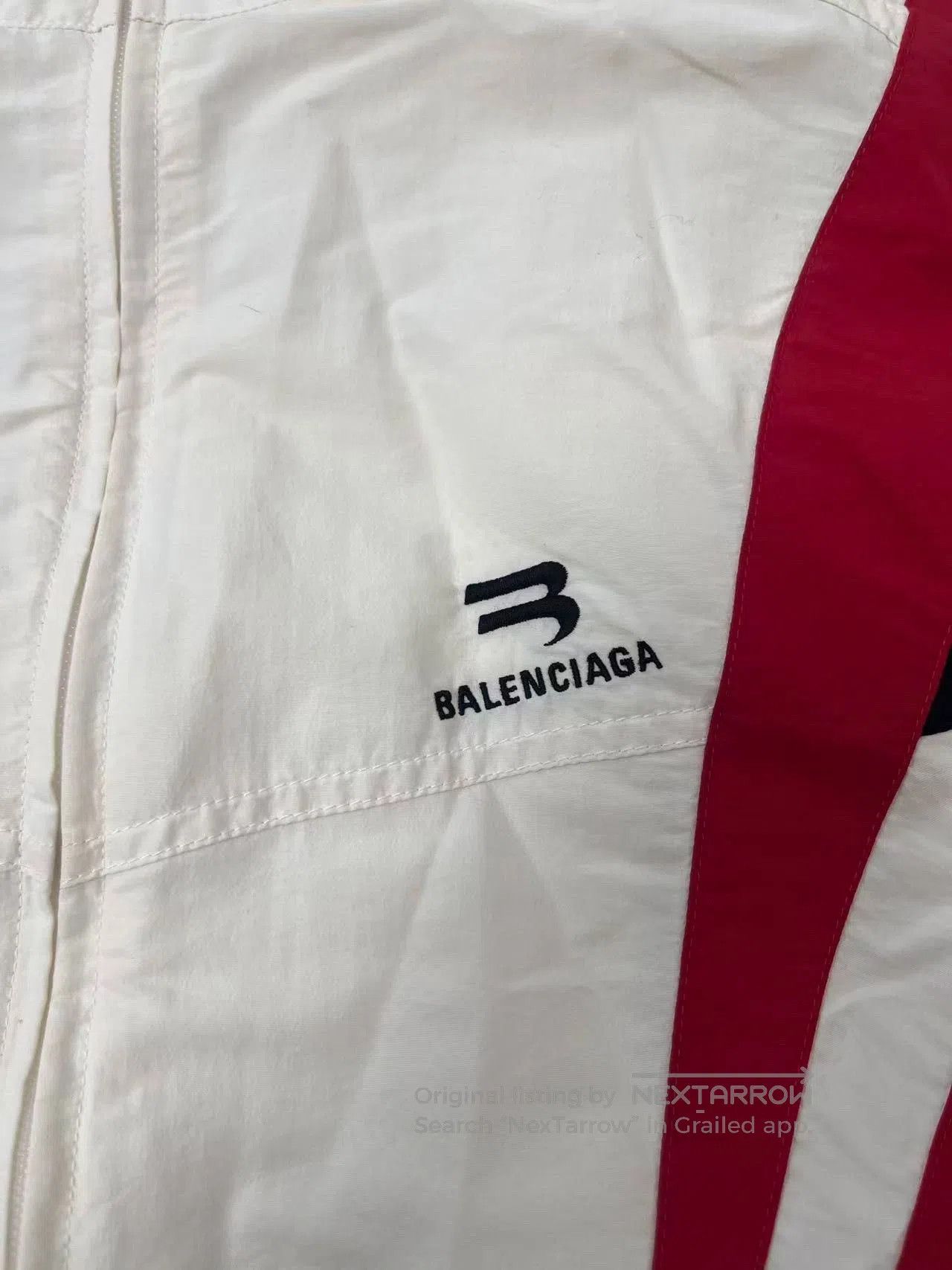 Balenciaga Balenciaga Women's Colorblock Stand Collar Zip Jacket. Size XS / US 0-2 / IT 36-38 - 3 Thumbnail