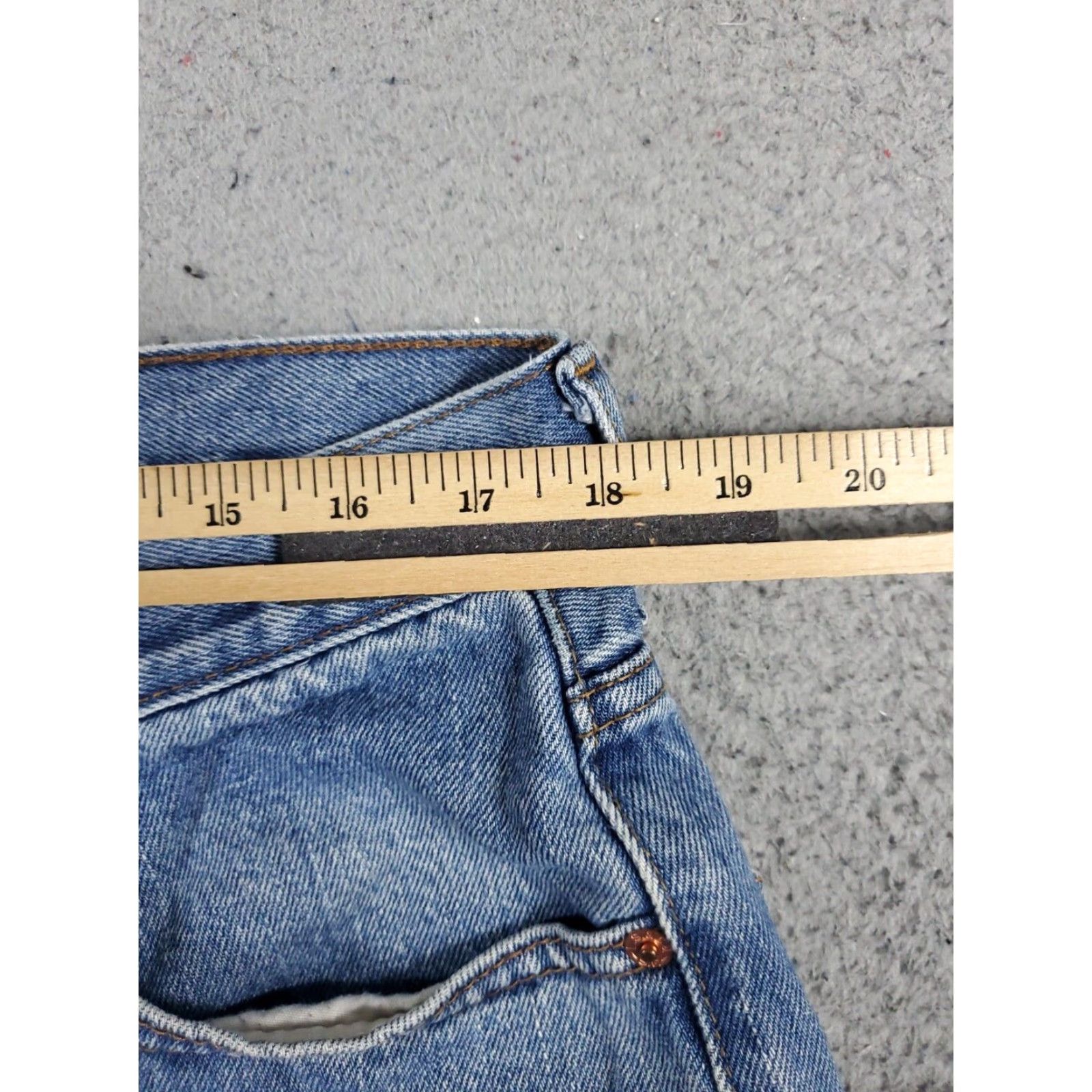 Levi's Levis Mens 36x30 Extra Large Blue Casual Straight Leg Denim Jeans Size US 36 / EU 52 - 4 Thumbnail