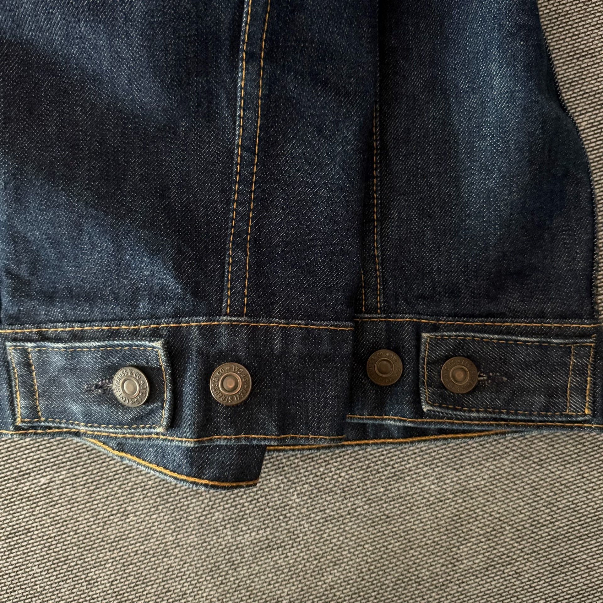 Levi's Vintage Clothing Levi's LVC70505 Raw Denim Jacket Size US XXS / EU 40 - 7 Thumbnail