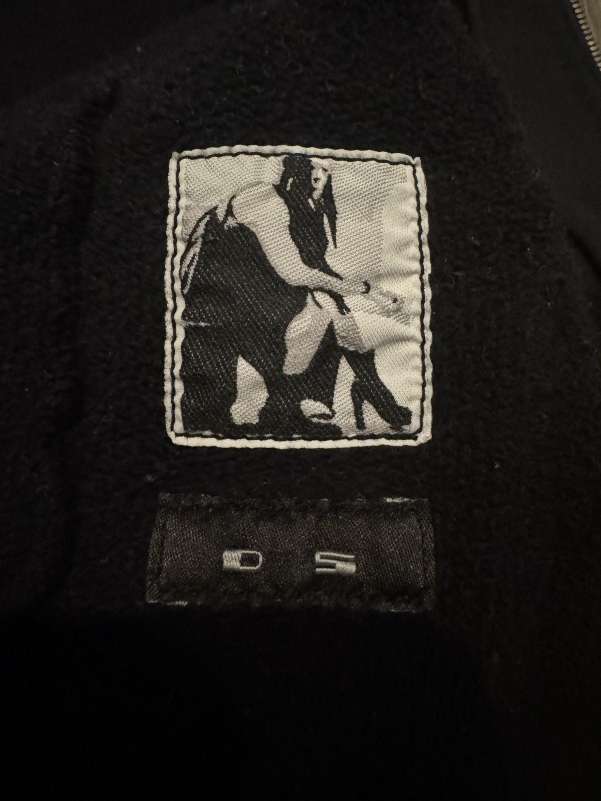Rick Owens × Rick Owens Drkshdw Rick Owens 2013 Leather Sleeve Zip Hoodie DRKSHDW Medium Size US M / EU 48-50 / 2 - 8 Thumbnail