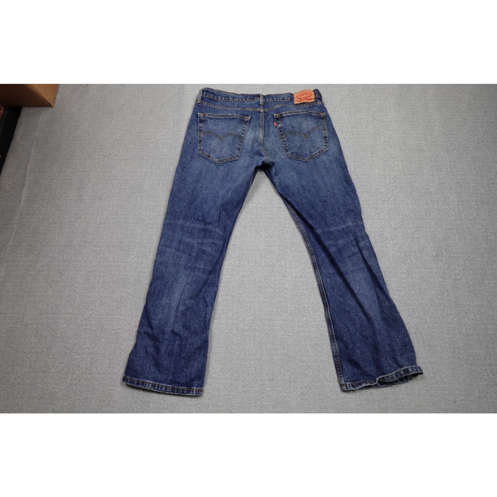 Levi's Levi's 527 Jeans Slim Mens 36x30 Blue Dark Wash Bootcut Denim Slim Regular XS? Size US 36 / EU 52 - 4 Thumbnail