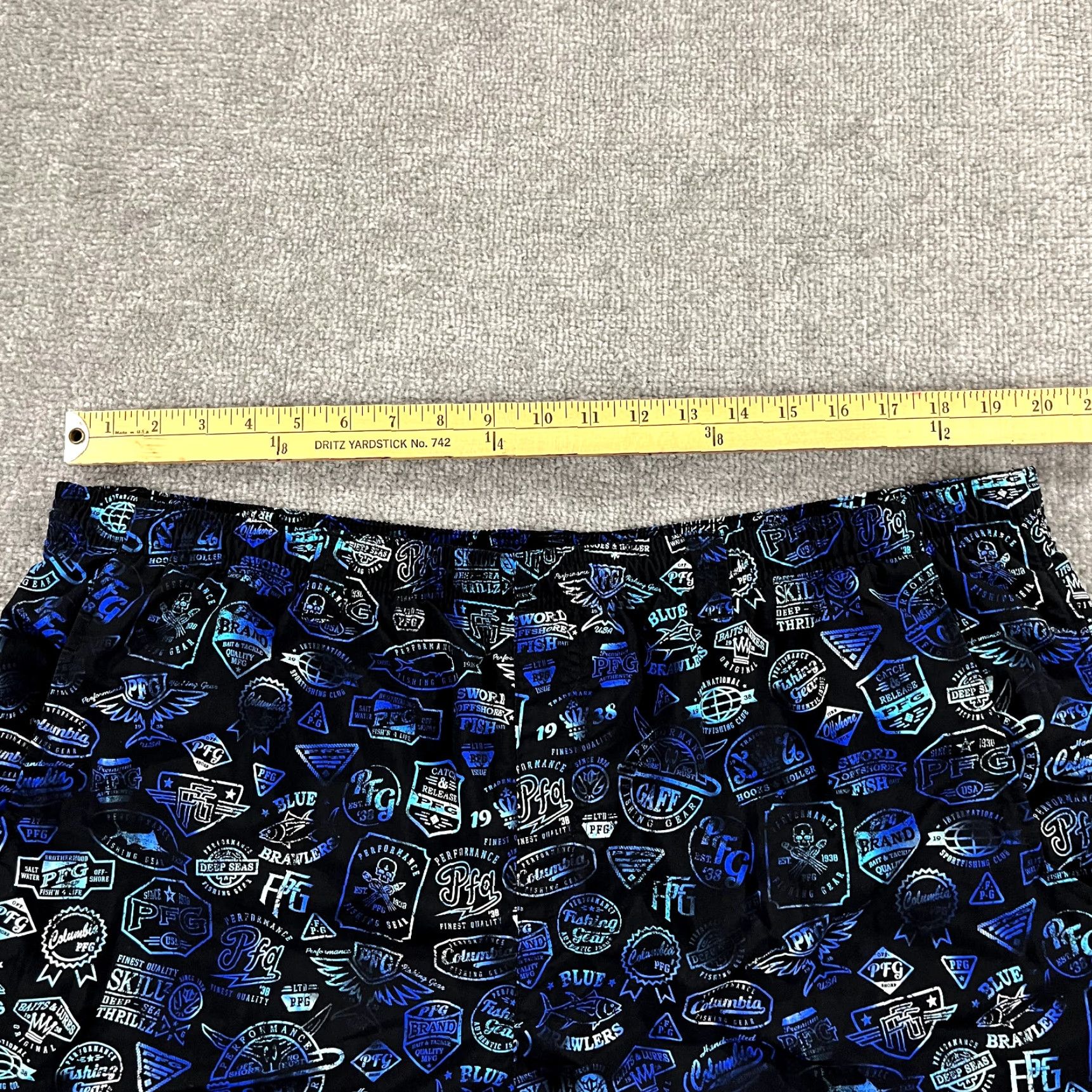 Vintage COLUMBIA Swim Trunks Mens XL x 6" Brief Lined PFG Fishing Bathing Suit Shorts Size US 36 / EU 52 - 5 Thumbnail