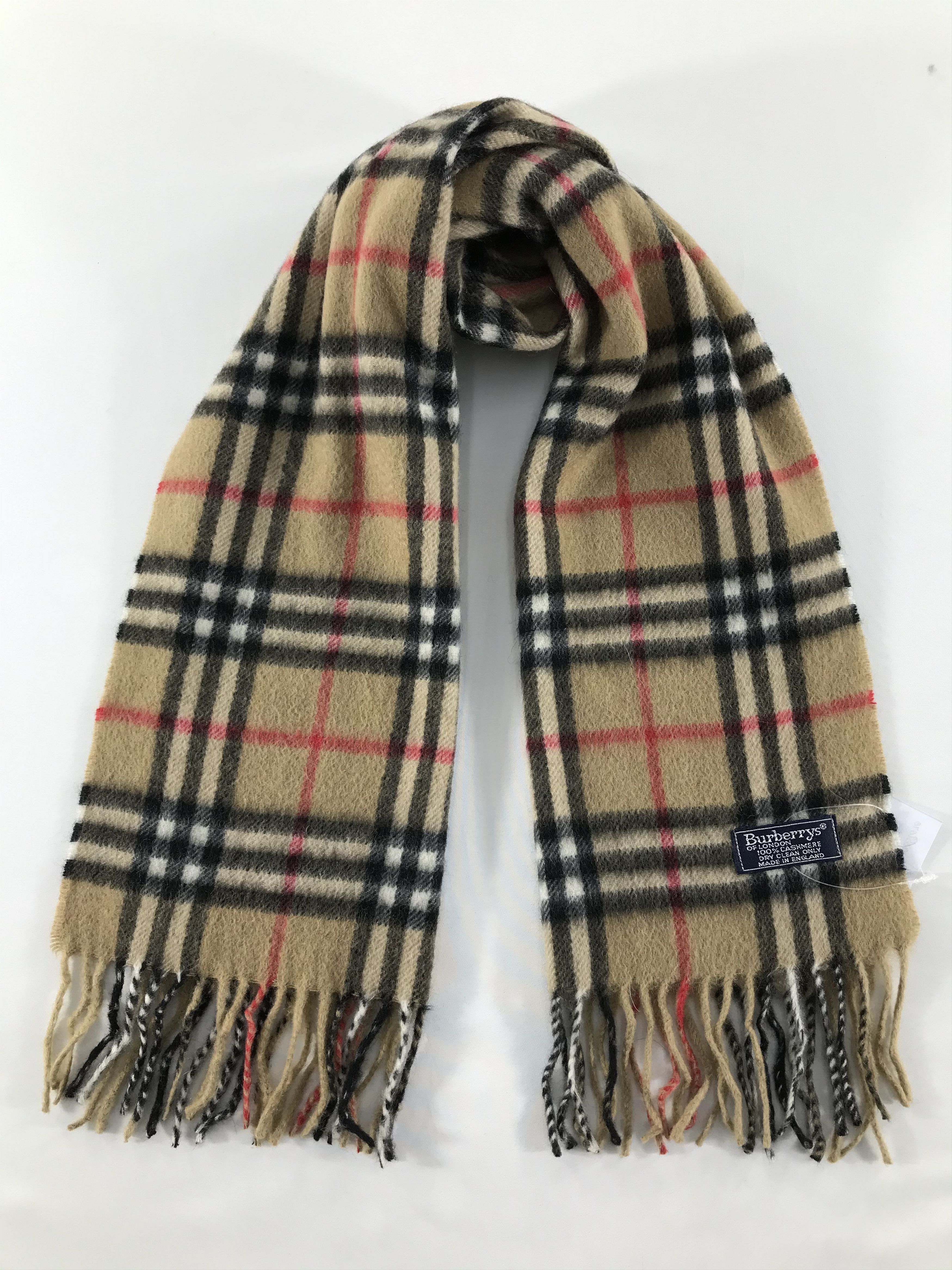 Burberry Vintage Burberry Scarf/Muffler/Neckwear MF1507 Size ONE SIZE - 1 Thumbnail
