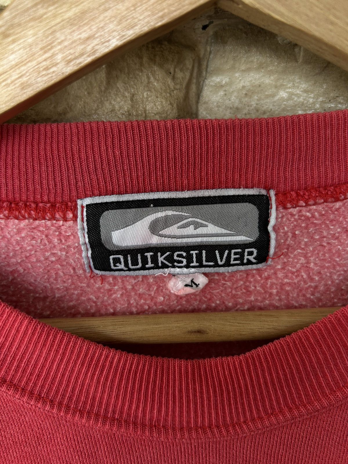 Vintage Vintage 90s Quiksilver Center Logo Boxy Sweatshirt Size US M / EU 48-50 / 2 - 9 Thumbnail