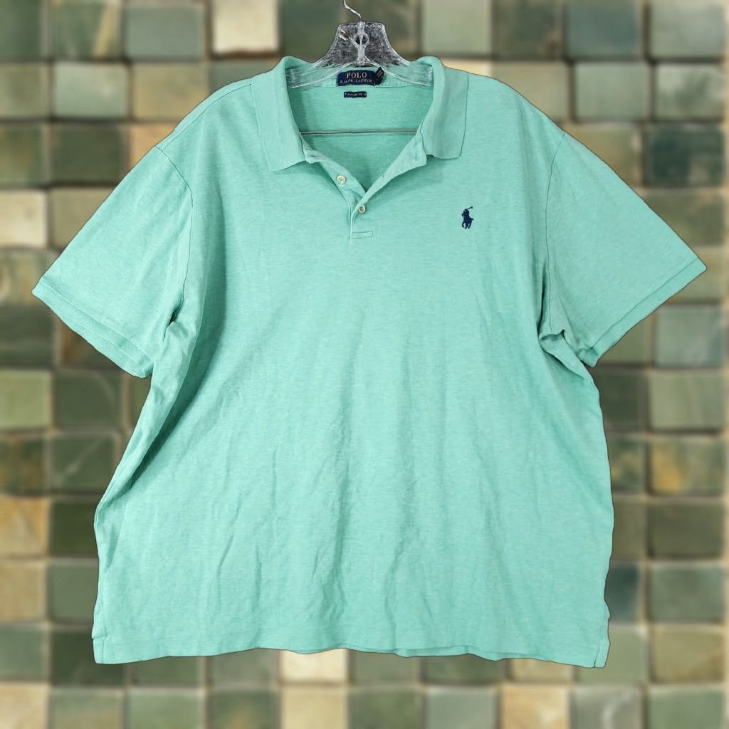 Polo Ralph Lauren Polo Ralph Lauren Men's Classic Fit Short Sleeve Polo Shirt Size XL Green Teal Size US XL / EU 56 / 4 - 1 Thumbnail