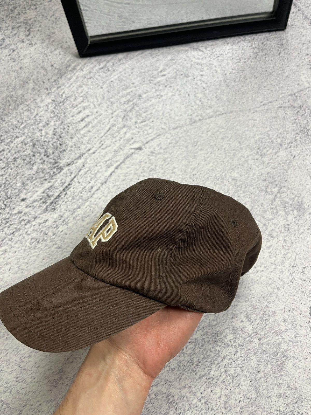 Gap Gap Faded Cotton Brown Cap Hat Hype Streetwear Y2k Rare Size ONE SIZE - 3 Thumbnail