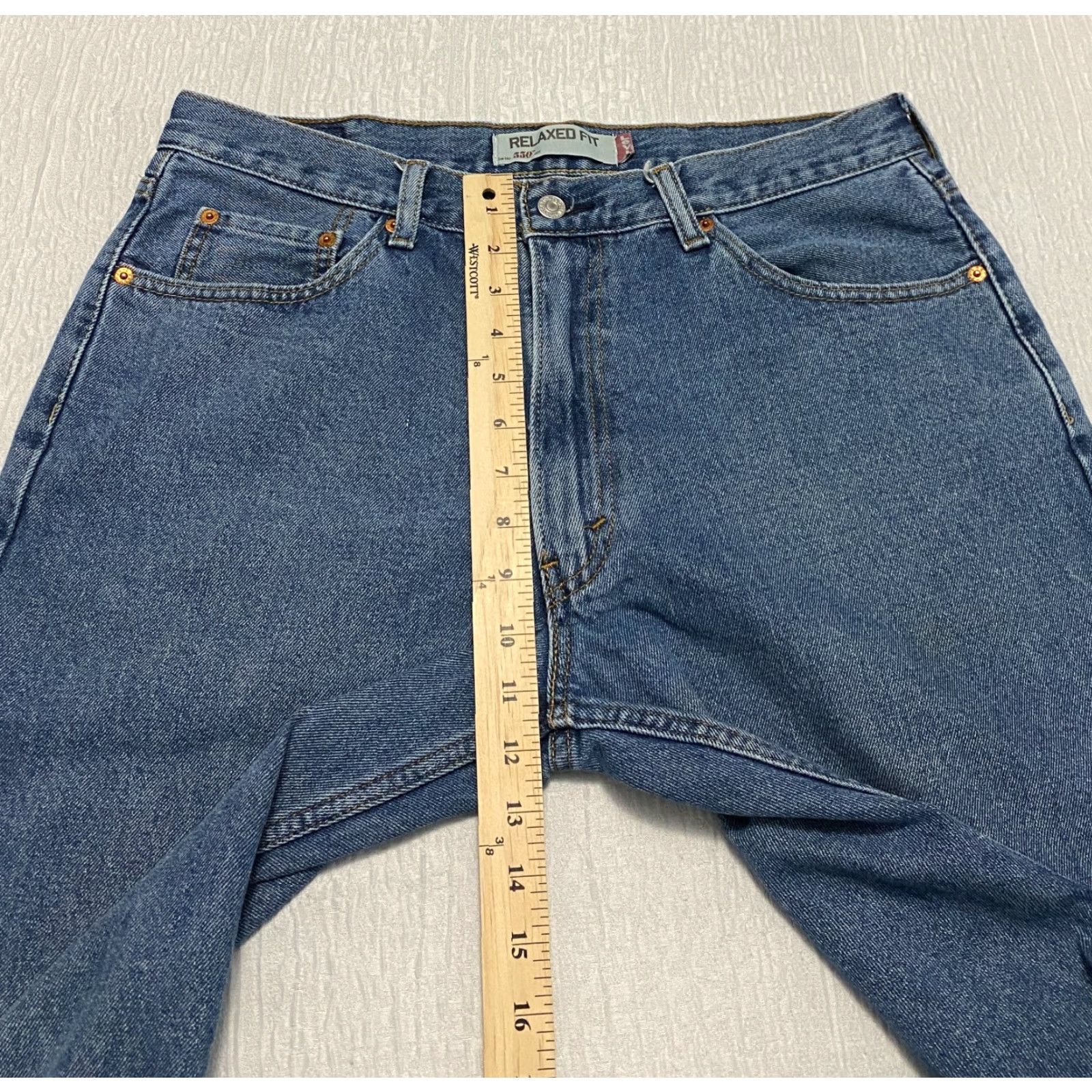 Levi's Levis 550 Relaxed Fit Jeans Mens Size 36×30 Blue Denim Size US 36 / EU 52 - 7 Thumbnail
