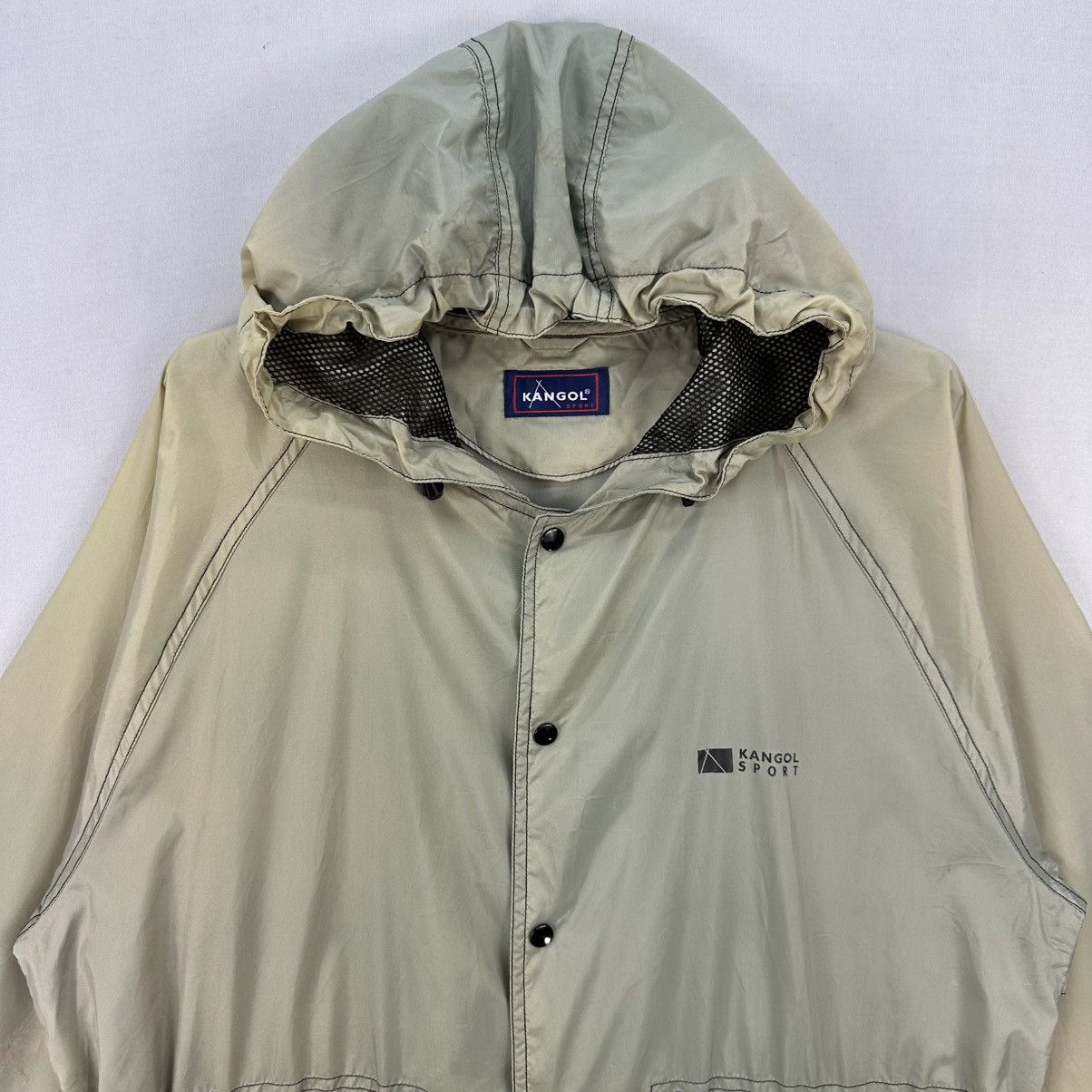 Kangol Vintage Kangol Sport Big Logo Nylon Jacket Hoodie Size M / US 6-8 / IT 42-44 - 7 Thumbnail