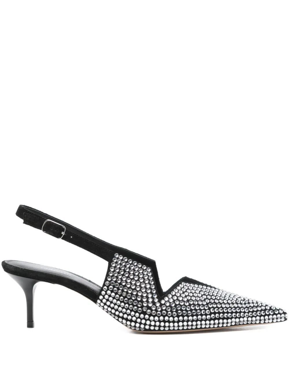 Coperni CRYSTAL EMBELLISHED STAR CUT OUT LOW STILETTO Size US 8 / IT 38 - 1 Thumbnail