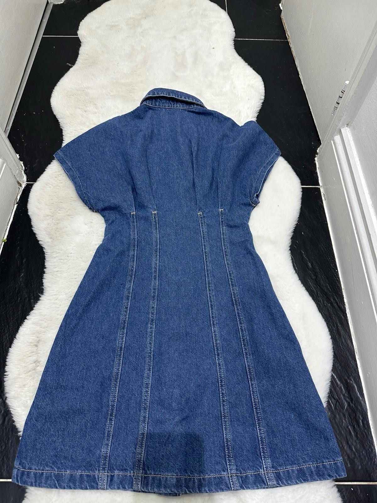 Zara ZARA Denim Dress BNWT Size XS / US 0-2 / IT 36-38 - 4 Thumbnail