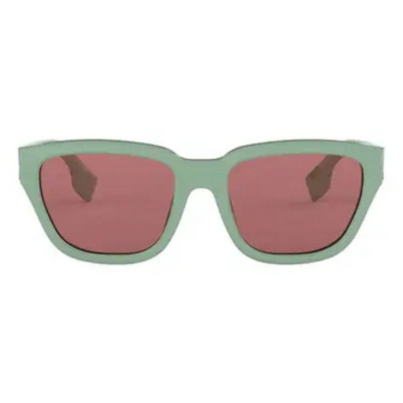Burberry Burberry 54mm Square Sunglasses Frame Green Lens Violet Size ONE SIZE - 1 Thumbnail
