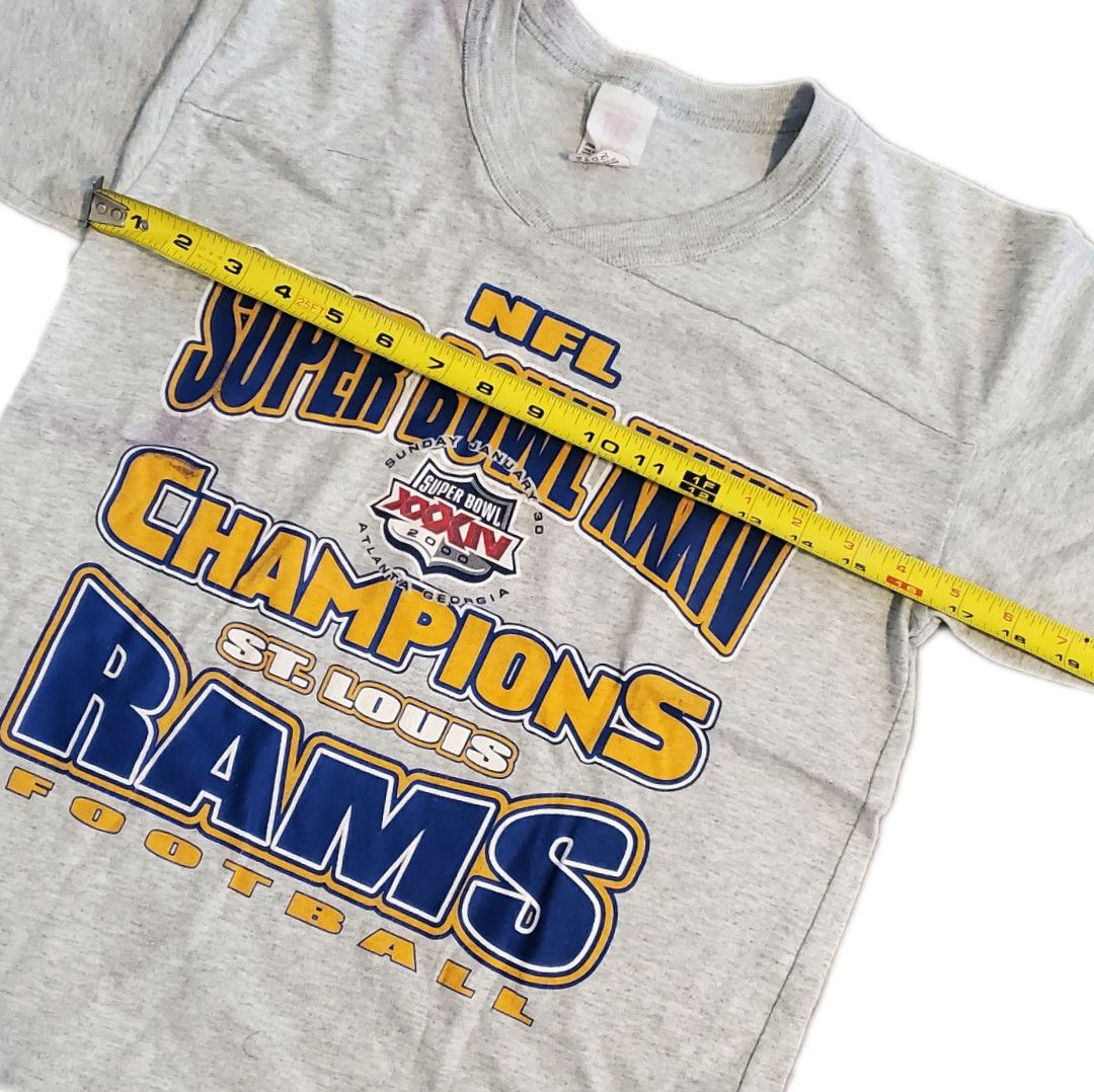 NFL × Vintage 1999 St. Louis Rams Champions Youth T-Shirt/Crop Top Size S / US 4 / IT 40 - 5 Thumbnail