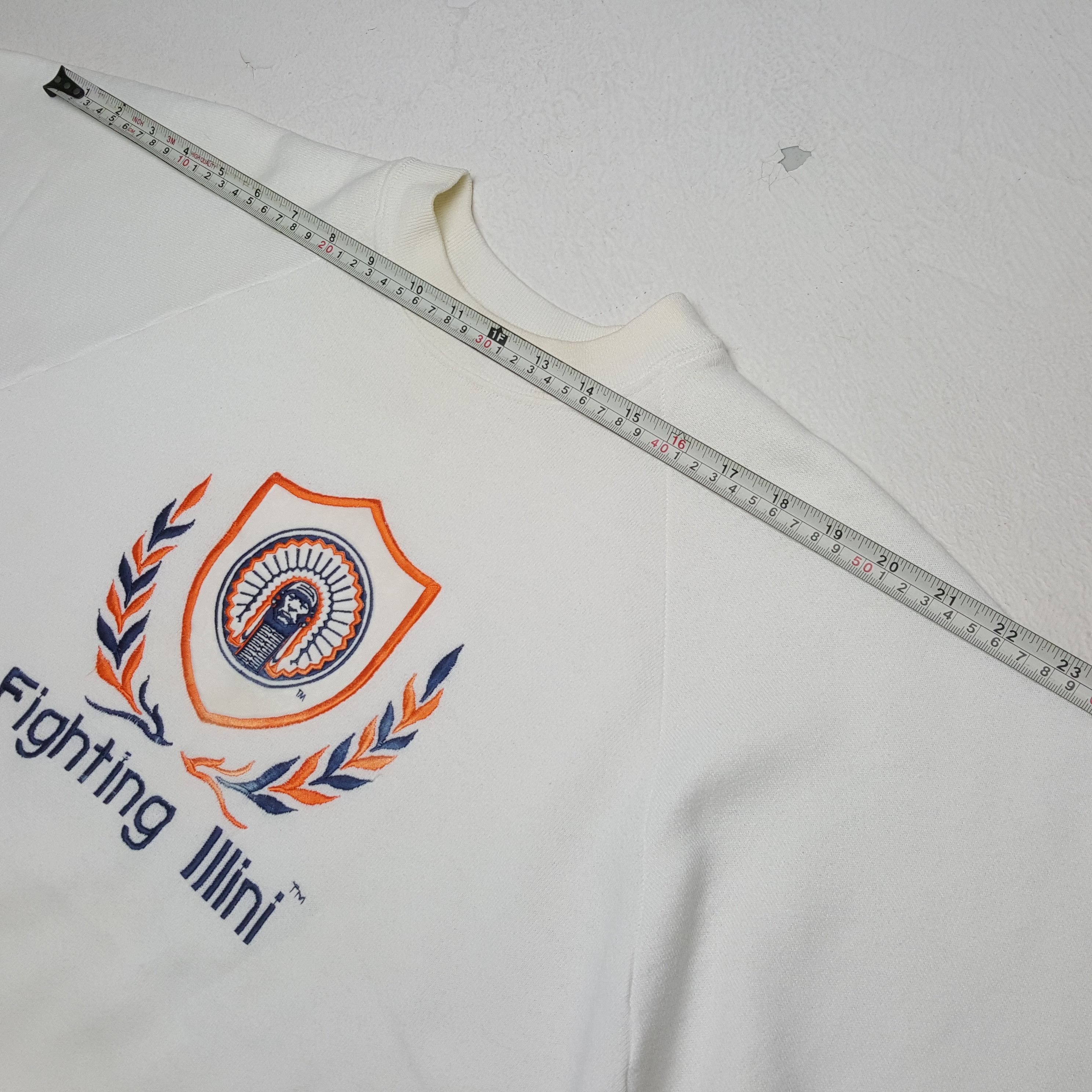 NBA × Vintage FIGHTING ILLINI NBA Basketball Team Vintage Sweatshirt Size US L / EU 52-54 / 3 - 4 Thumbnail
