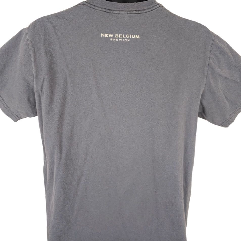 American Apparel New Belgium Brewing T Shirt Mens Size Medium Gray Bicycle Beer Made In USA Size US M / EU 48-50 / 2 - 4 Thumbnail