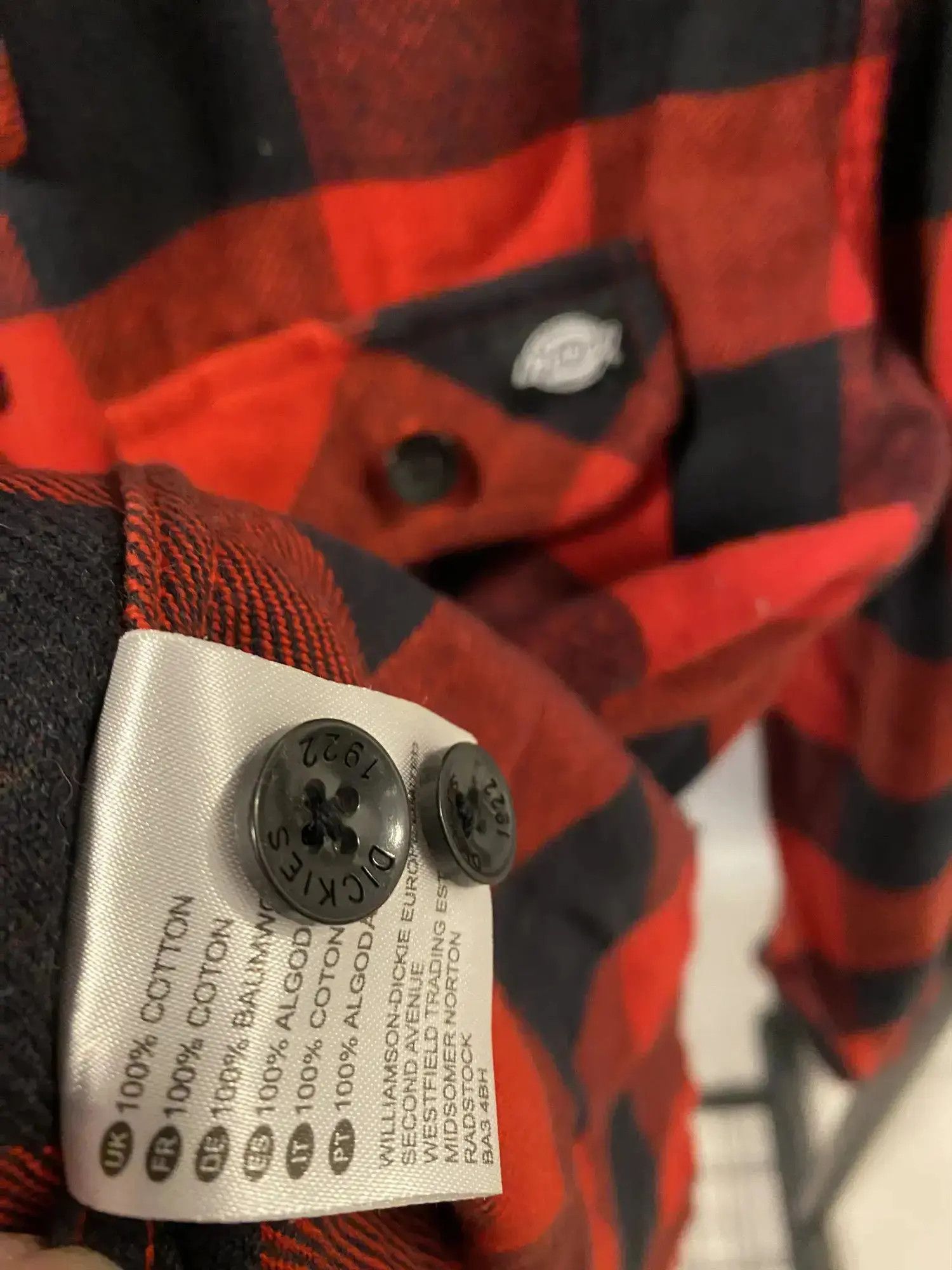 Dickies Dickies Flannel shirt size S Size US S / EU 44-46 / 1 - 6 Thumbnail