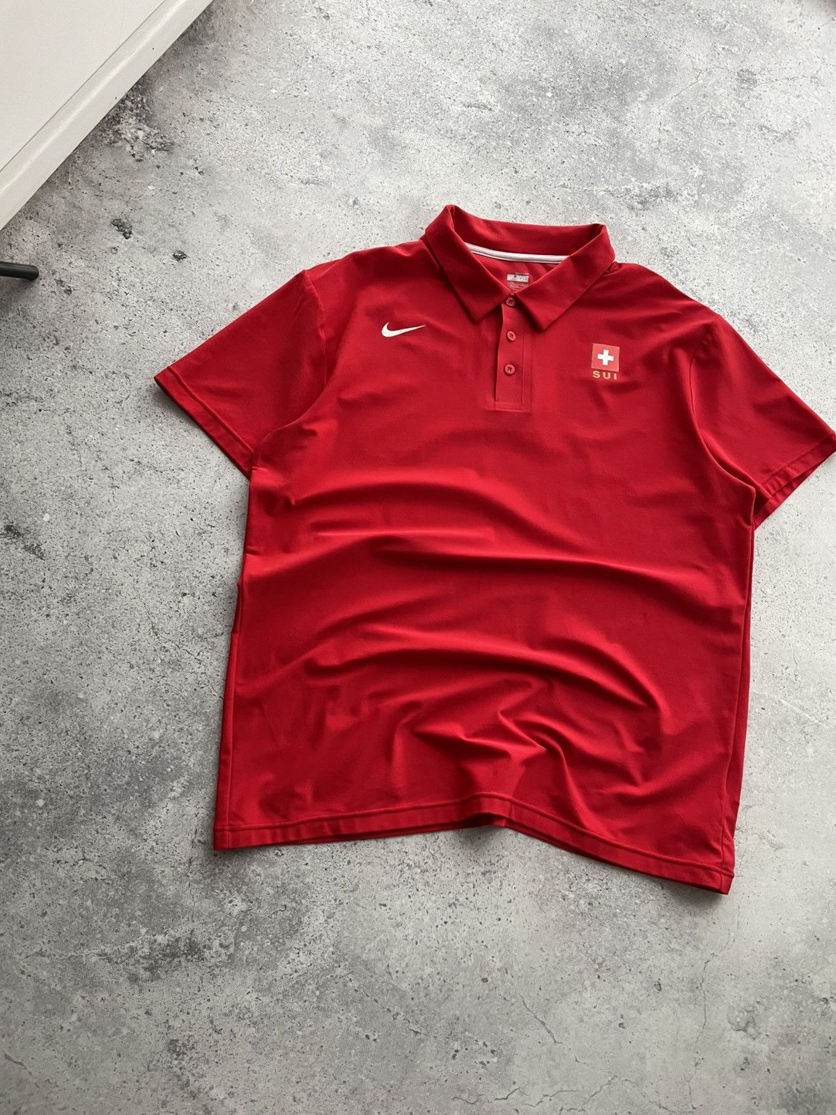 Nike Nike Roger Federer RF 2008 Beijing Olympics Davis Cup Polo Size US XXL / EU 58 / 5 - 3 Thumbnail
