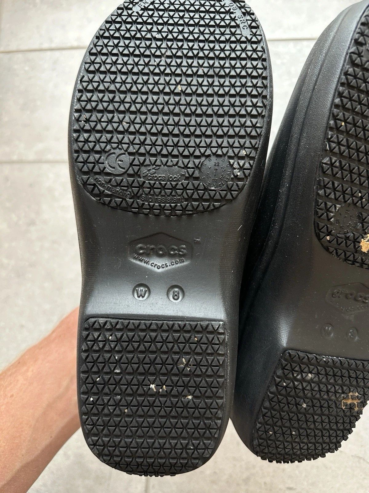 Crocs CROCS Dual Comfort Black Womens Rubber Slip On Shoes Size US 8 / IT 38 - 11 Thumbnail