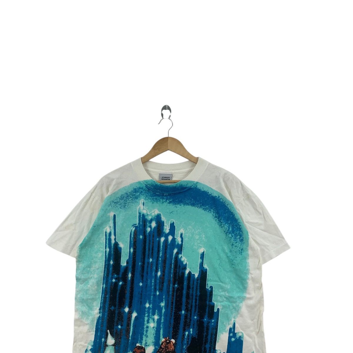 Vintage Vintage 1992 STANLEY DESANTIS WIZARD OZ Hand Print Tee Shirt Size US L / EU 52-54 / 3 - 2 Thumbnail