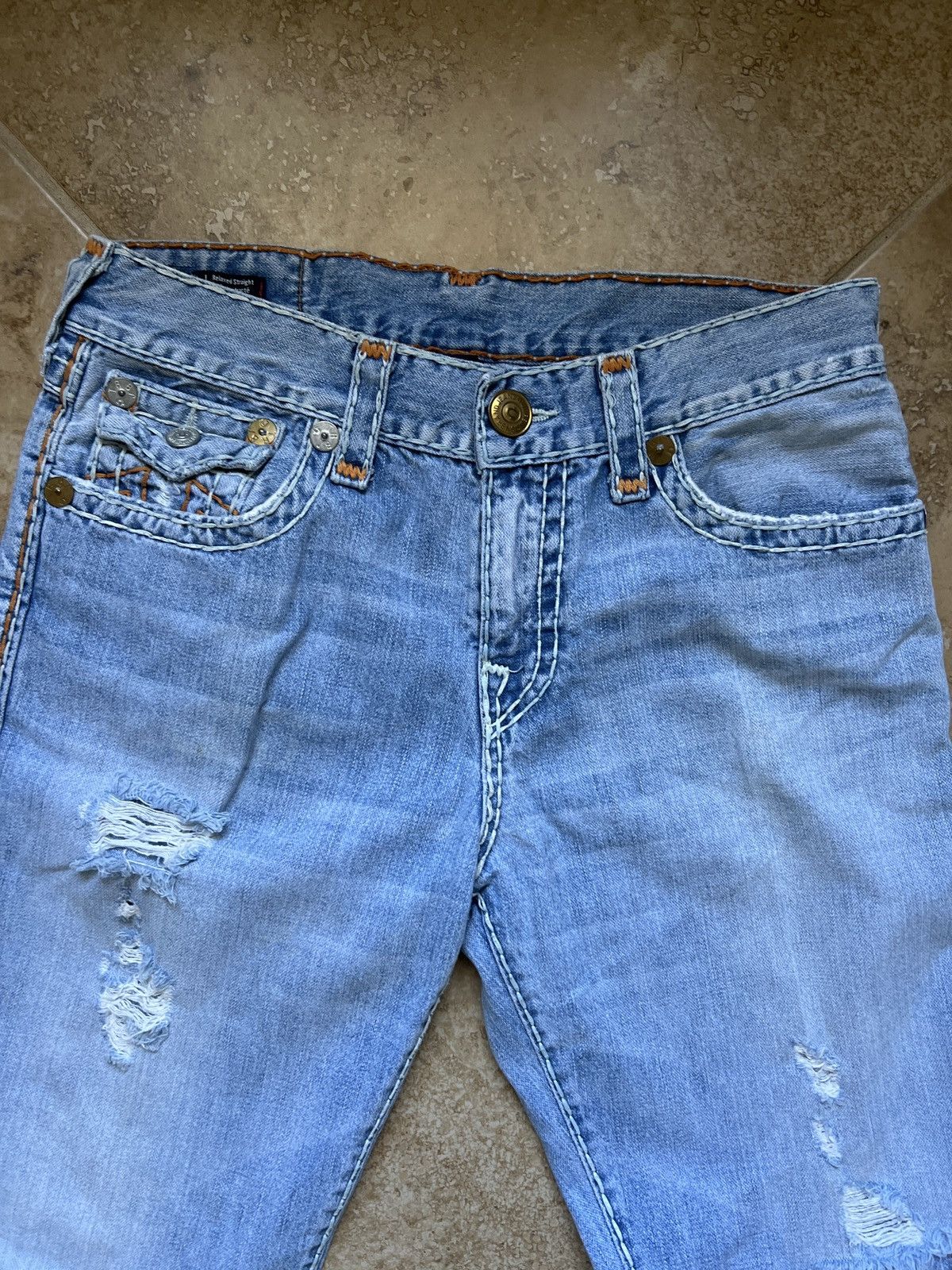 True Religion × Vintage Vintage True Religion Jeans Size US 32 / EU 48 - 4 Thumbnail